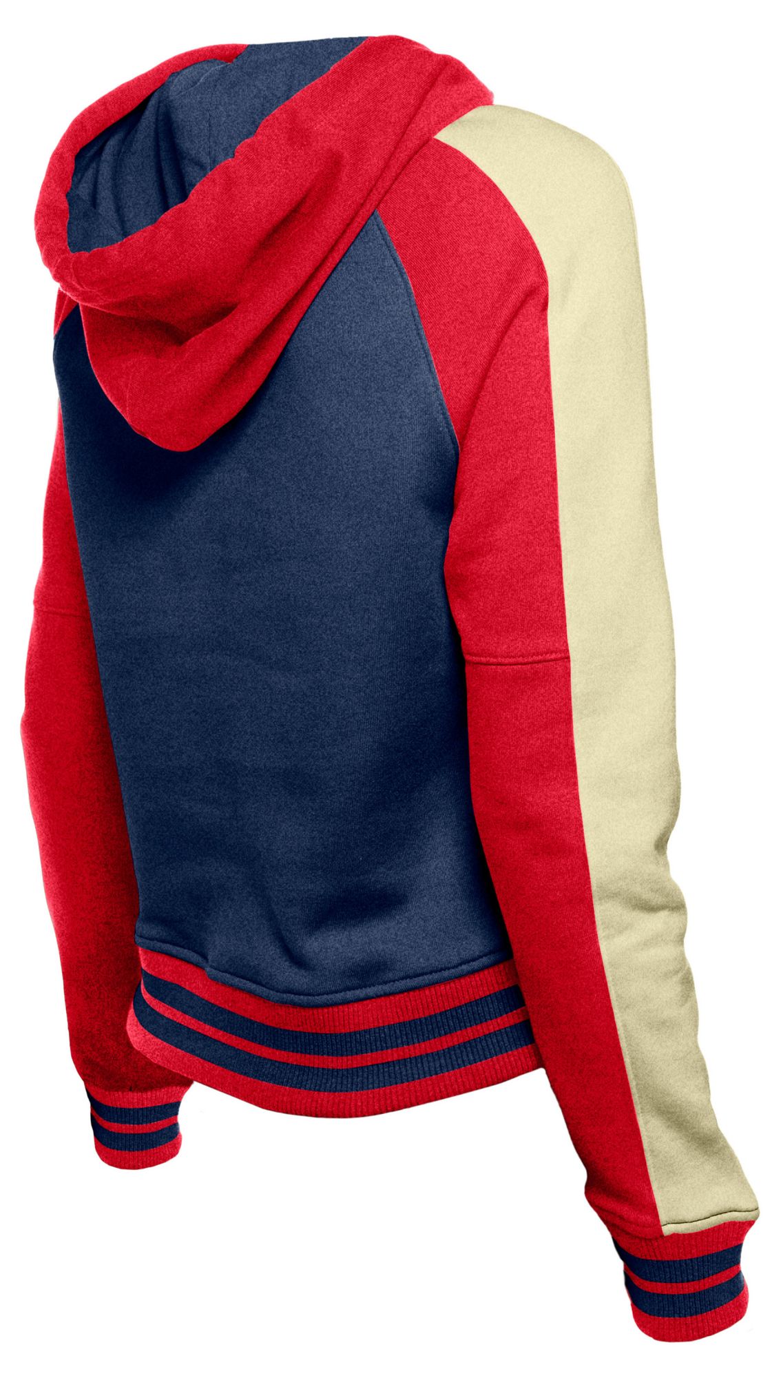 New Era Women's Cleveland Guardians Throwback Navy Pullover Hoodie product image