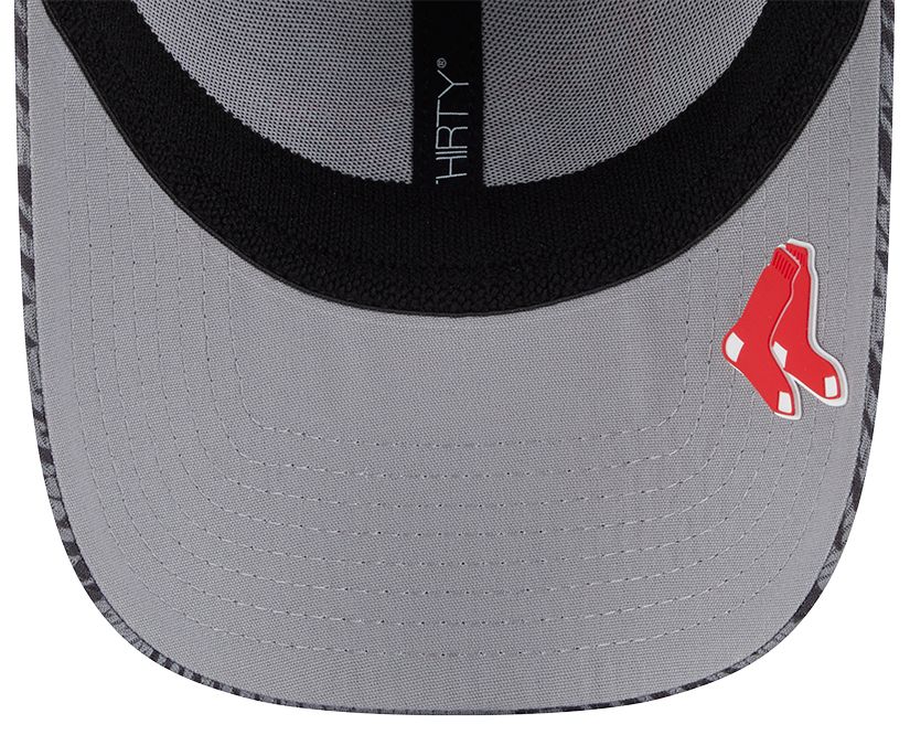 New Era Adult Boston Red Sox Clubhouse Grey 39Thirty Stretch Fit Hat product image