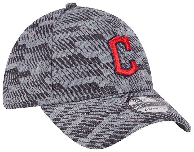 New Era Adult Cleveland Guardians Clubhouse Grey 39Thirty Stretch Fit Hat product image