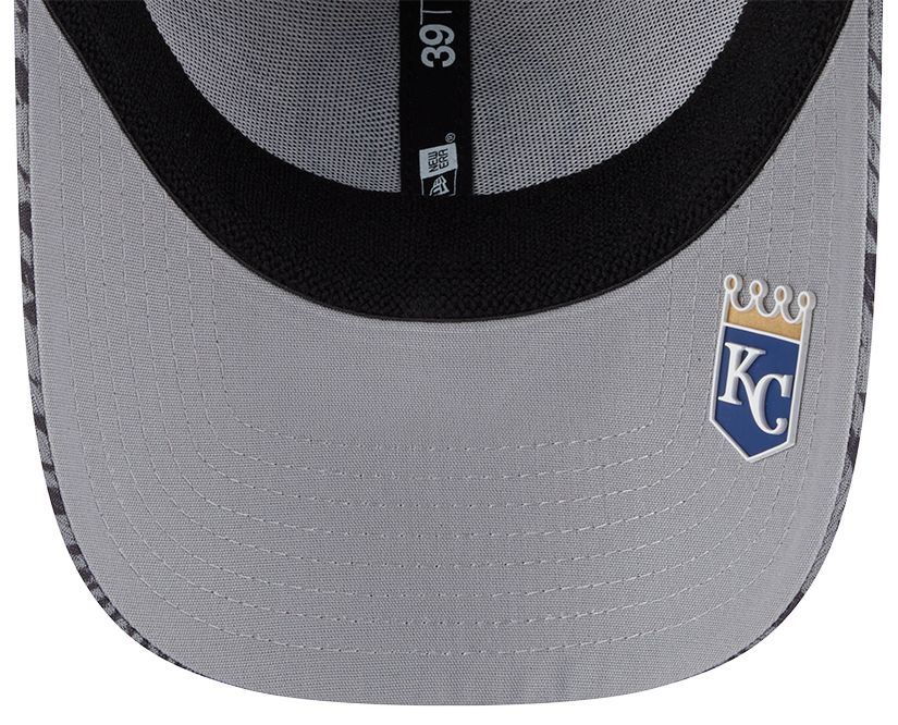 New Era Adult Kansas City Royals Clubhouse Grey 39Thirty Stretch Fit Hat product image
