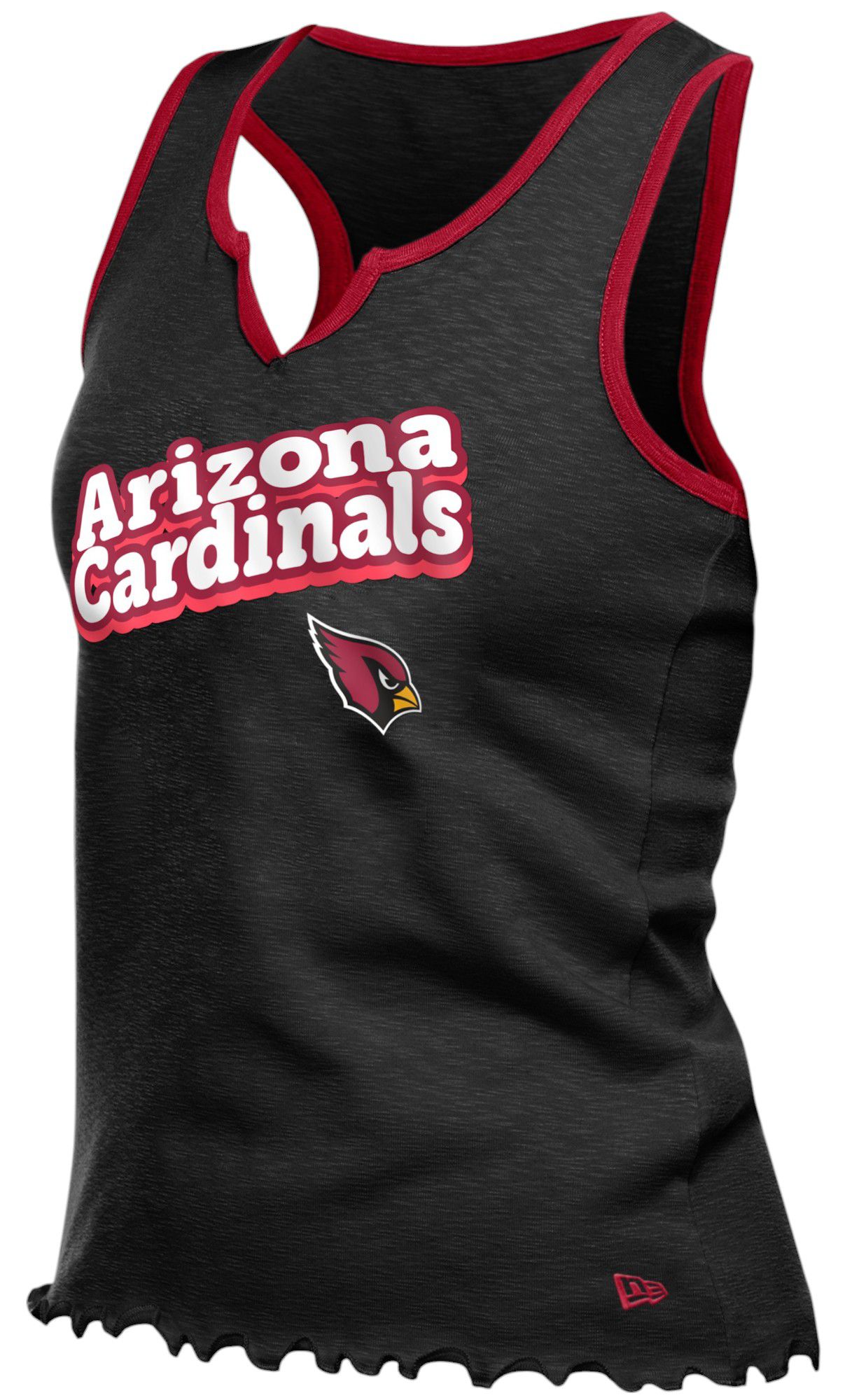 New Era Women's Arizona Cardinals Black Wave Edge Tank Top product image
