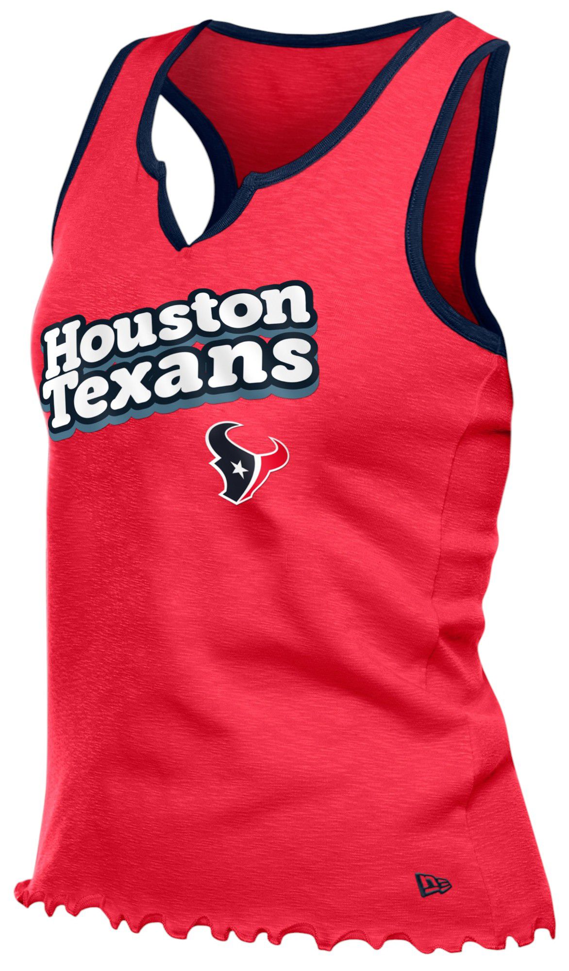 New Era Women's Houston Texans Red Wave Edge Tank Top product image