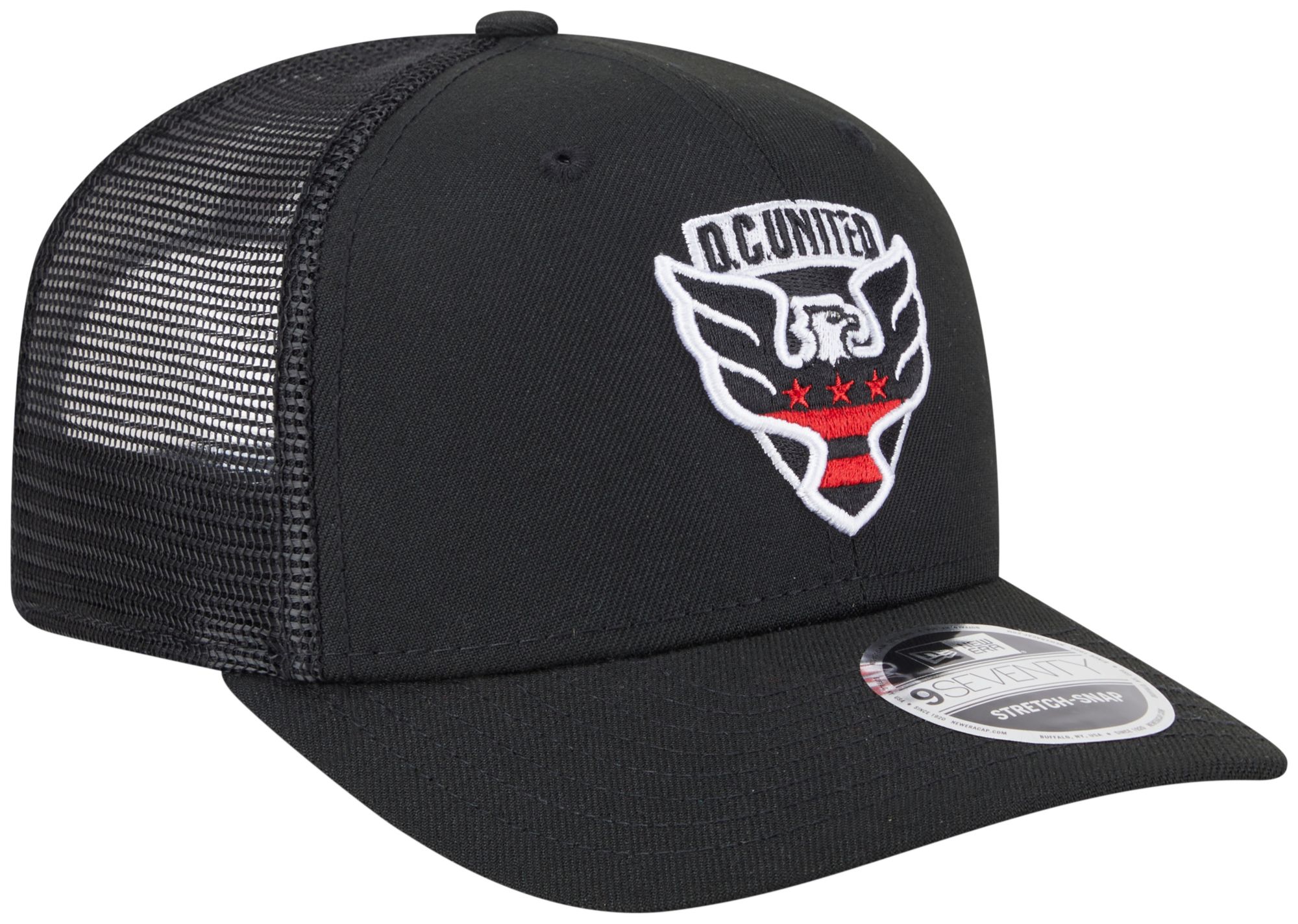 New Era Adult D.C. United Black 9Seventy Adjustable Stretch Fit Hat product image
