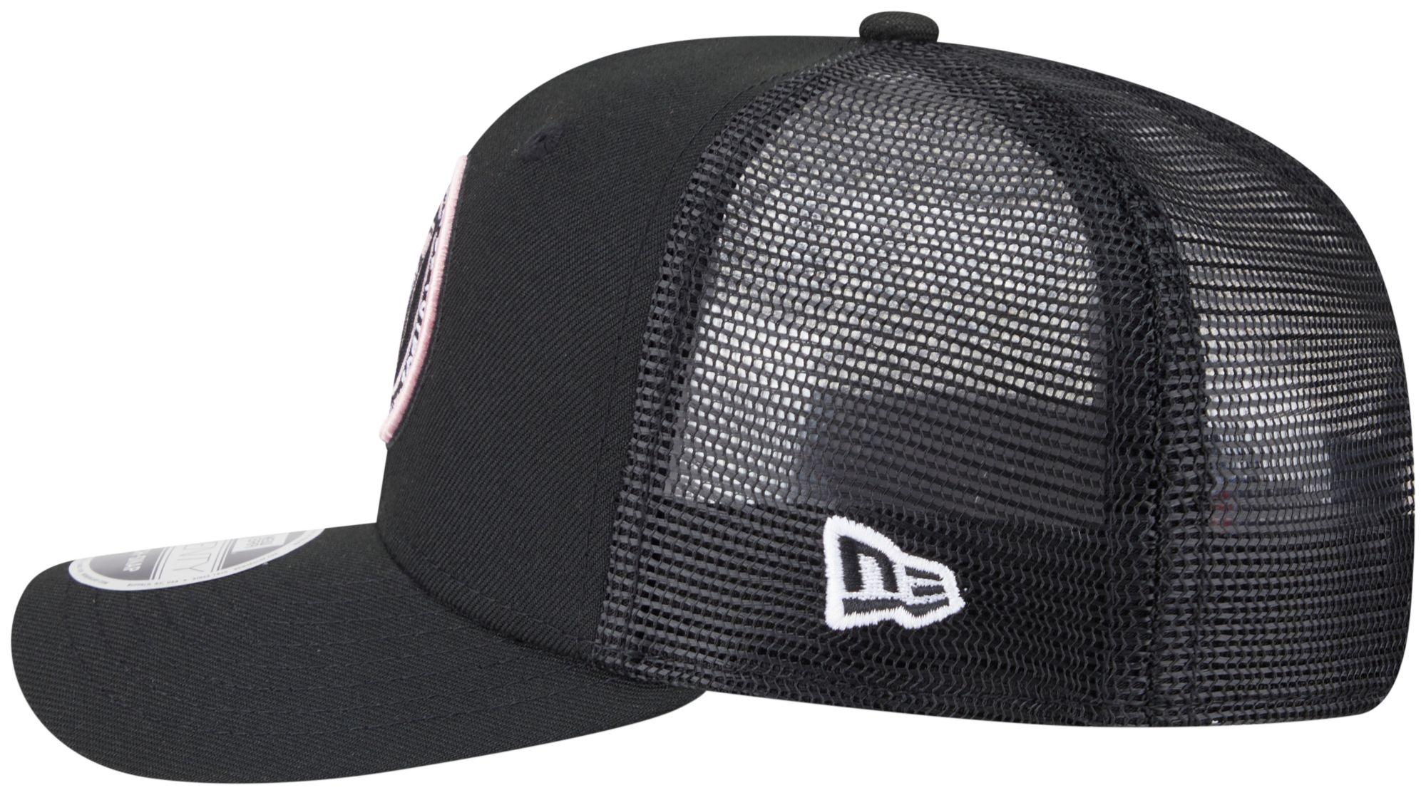 New Era Adult Inter Miami CF Black 9Seventy Adjustable Stretch Fit Hat product image