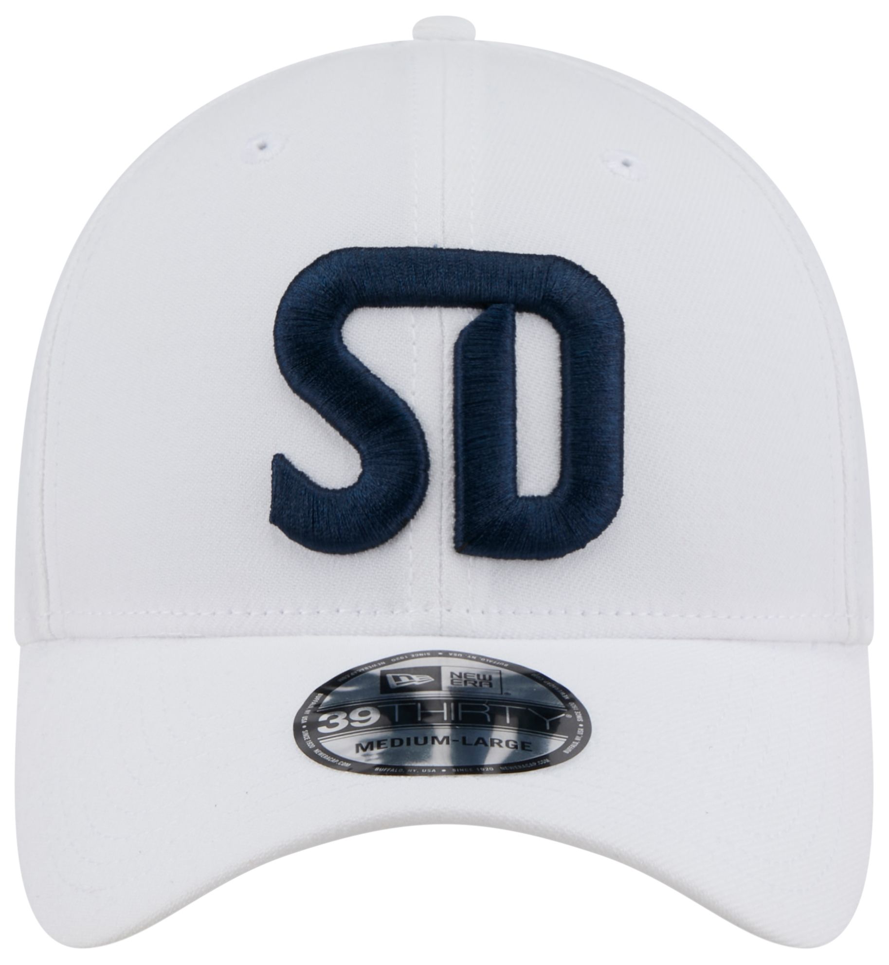 New Era Adult San Diego FC White 39Thirty Stretch Fit Hat product image