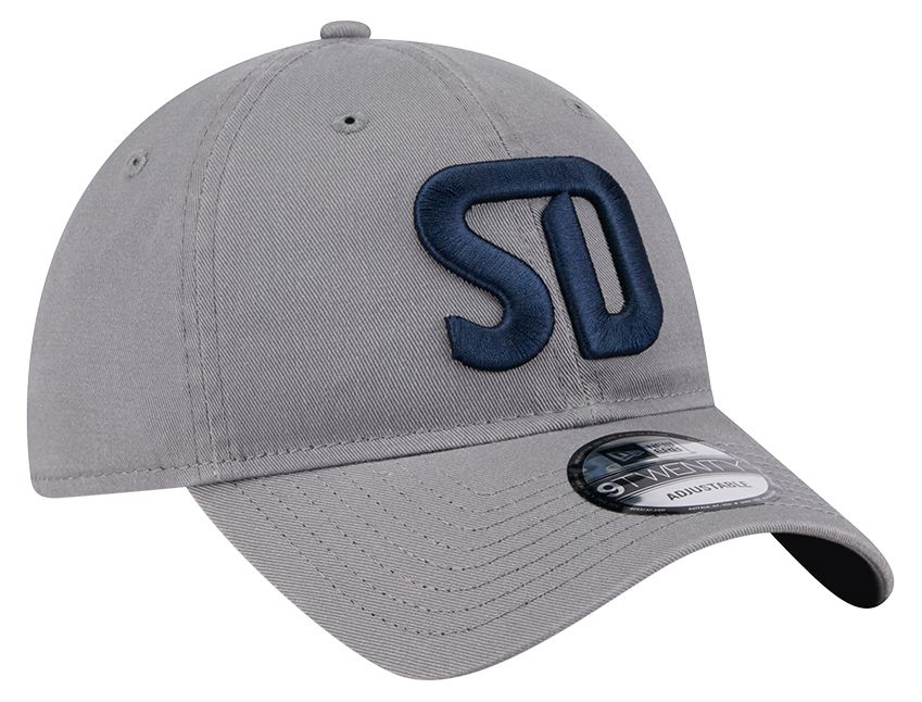 New Era Adult San Deigo FC Gray Logo Slouch 9Twenty Adjustable Hat product image