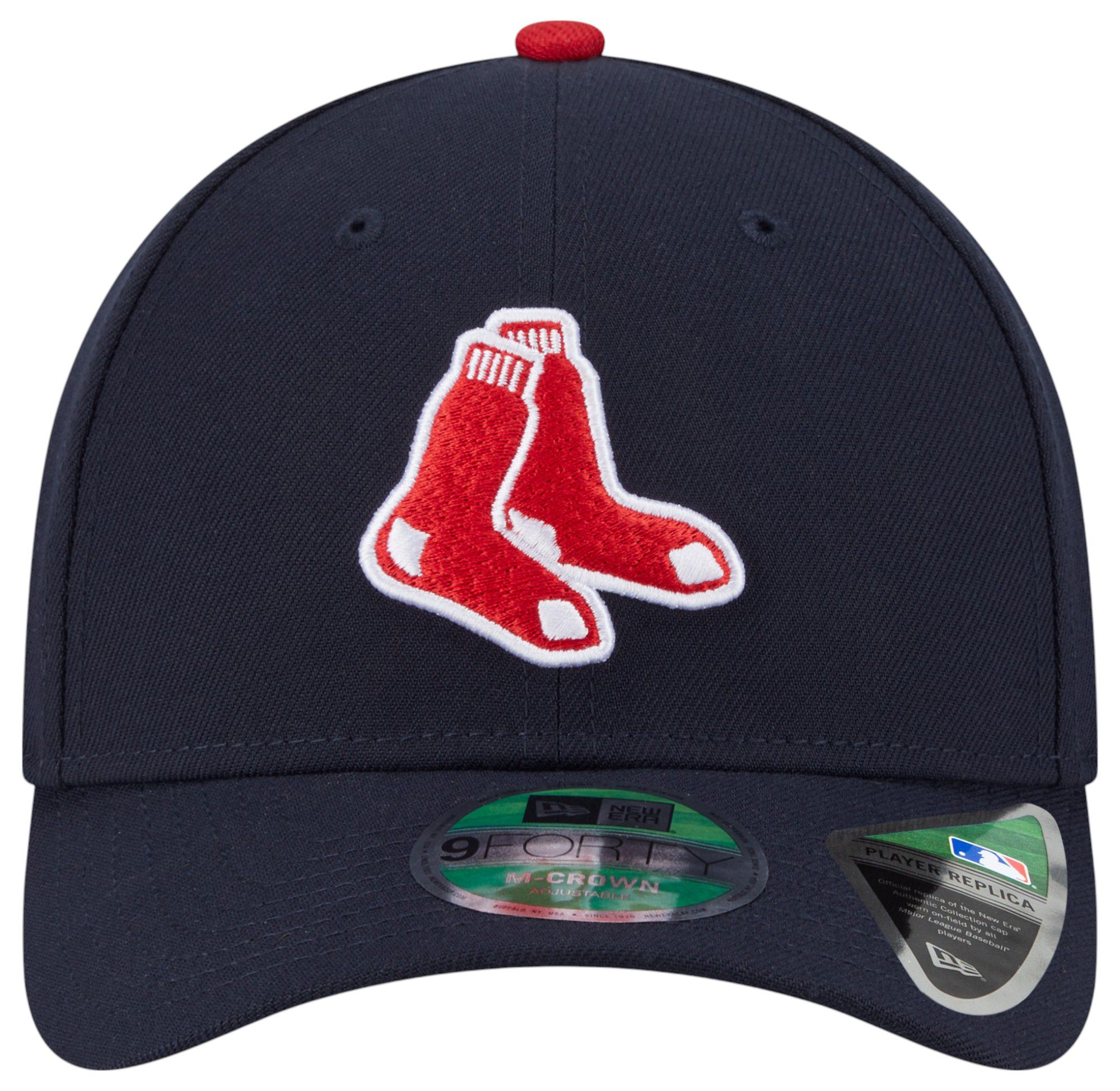 New Era Adult Boston Red Sox Navy Player 9Forty Adjustable Hat product image
