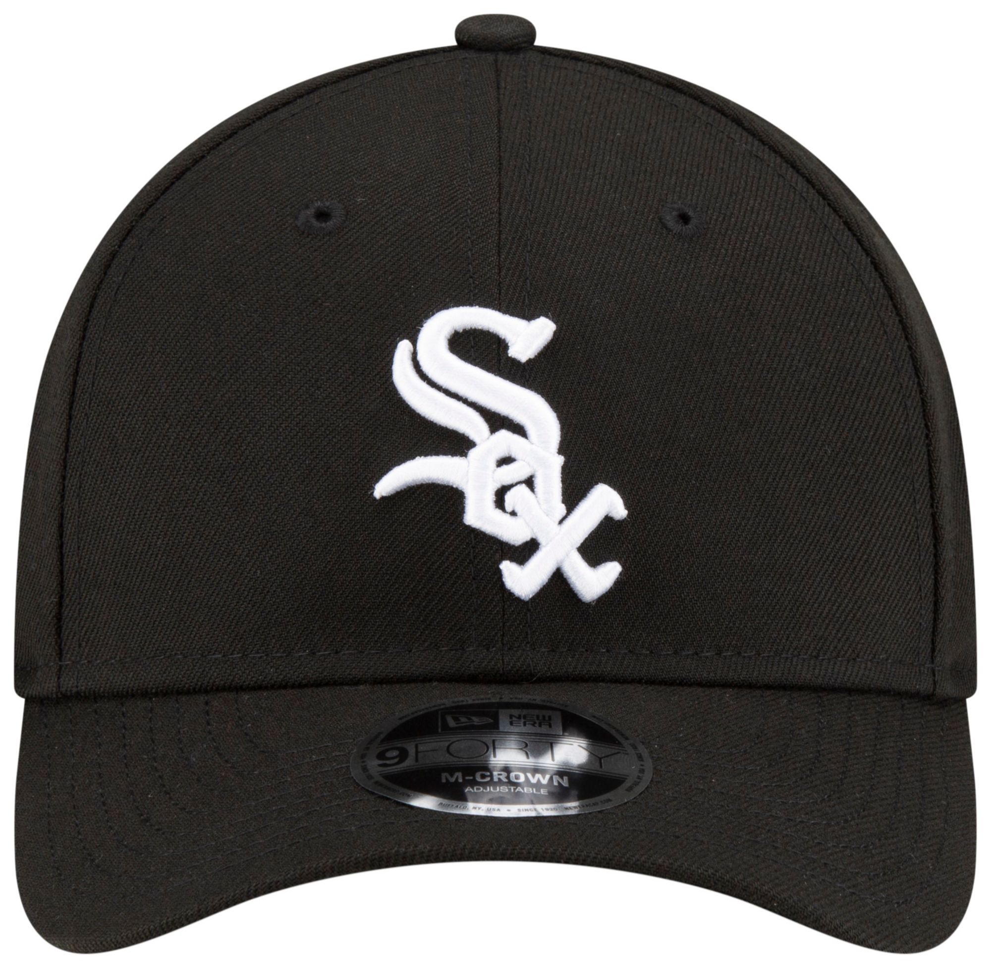 New Era Adult Chicago White Sox Black Player Replica 9Forty Adjustable Hat product image