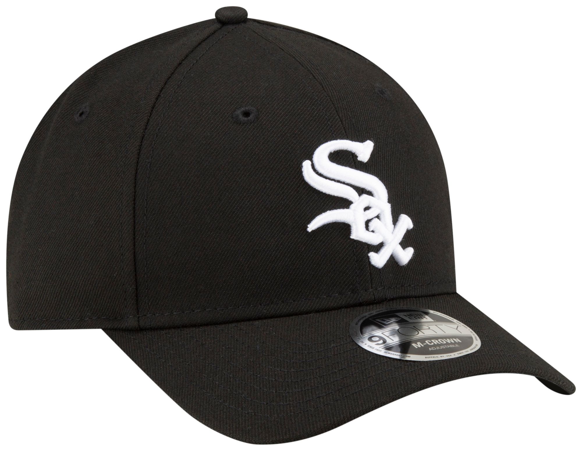 New Era Adult Chicago White Sox Black Player Replica 9Forty Adjustable Hat product image