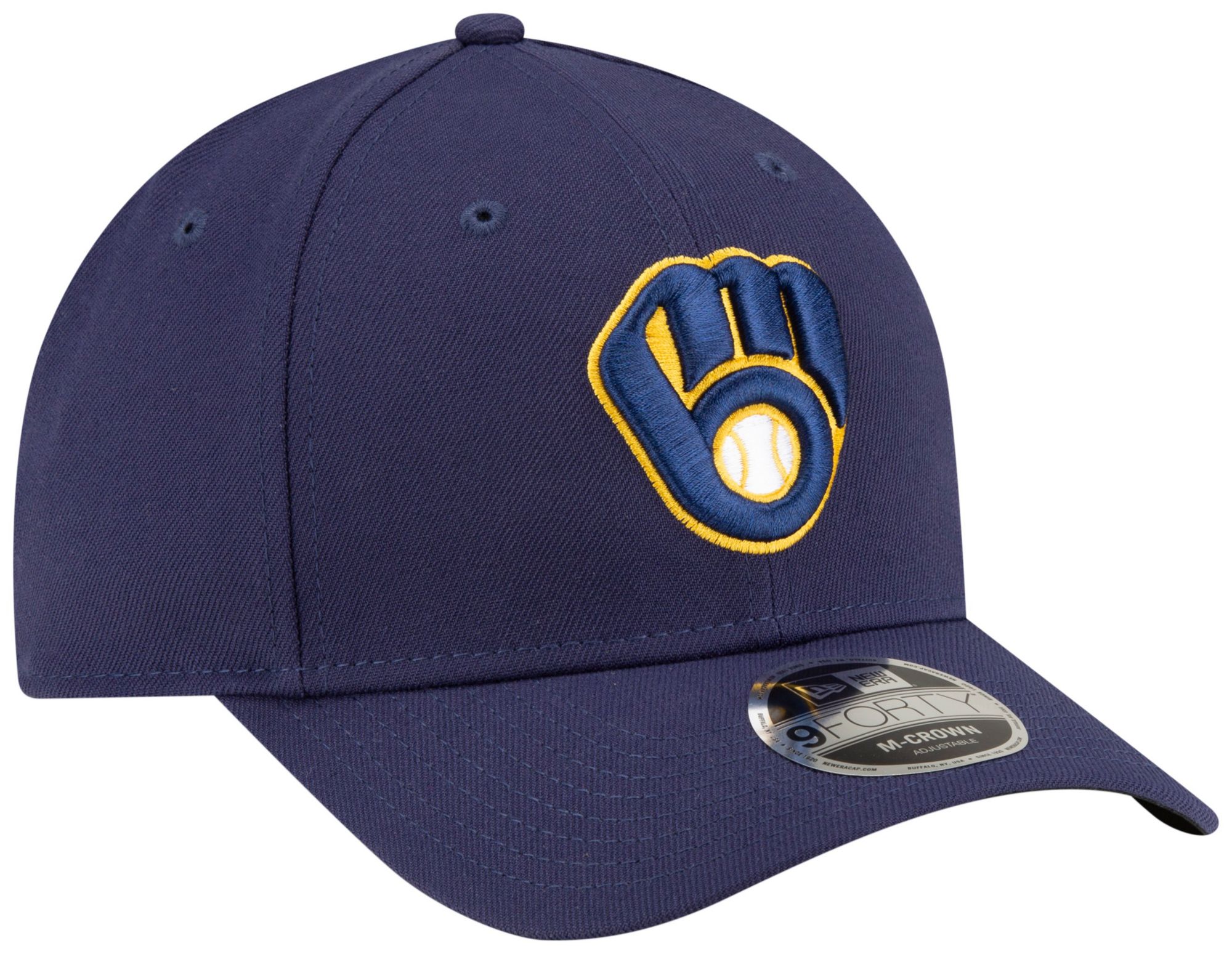 New Era Adult Milwaukee Brewers Navy Player Replica 9Forty Adjustable Hat product image