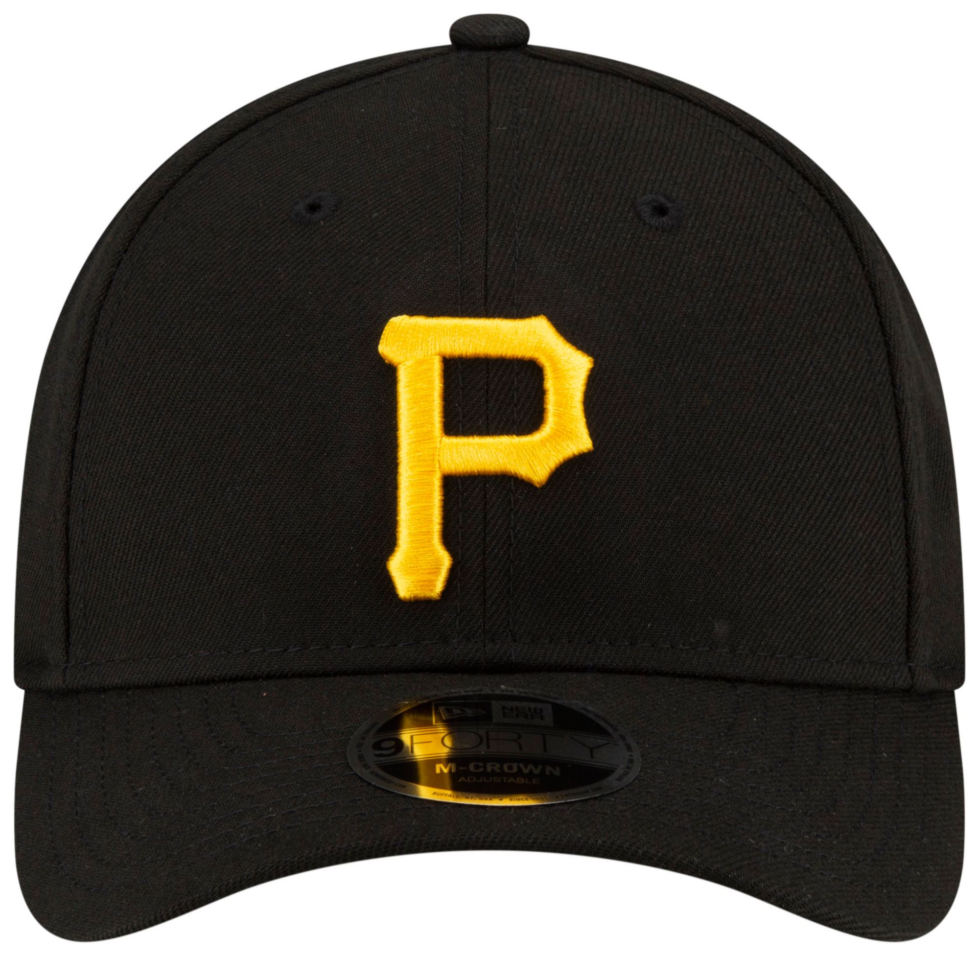 New Era Adult Pittsburgh Pirates Black Player Replica 9Forty Adjustable Hat product image