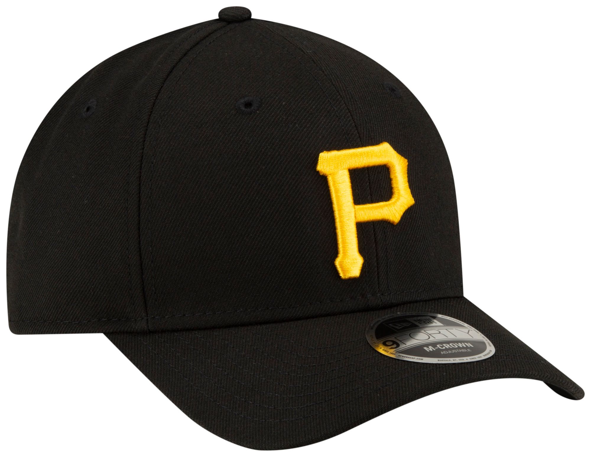 New Era Adult Pittsburgh Pirates Black Player Replica 9Forty Adjustable Hat product image