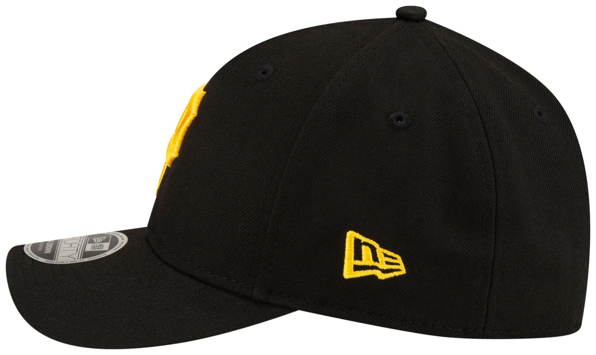 New Era Adult Pittsburgh Pirates Black Player Replica 9Forty Adjustable Hat product image