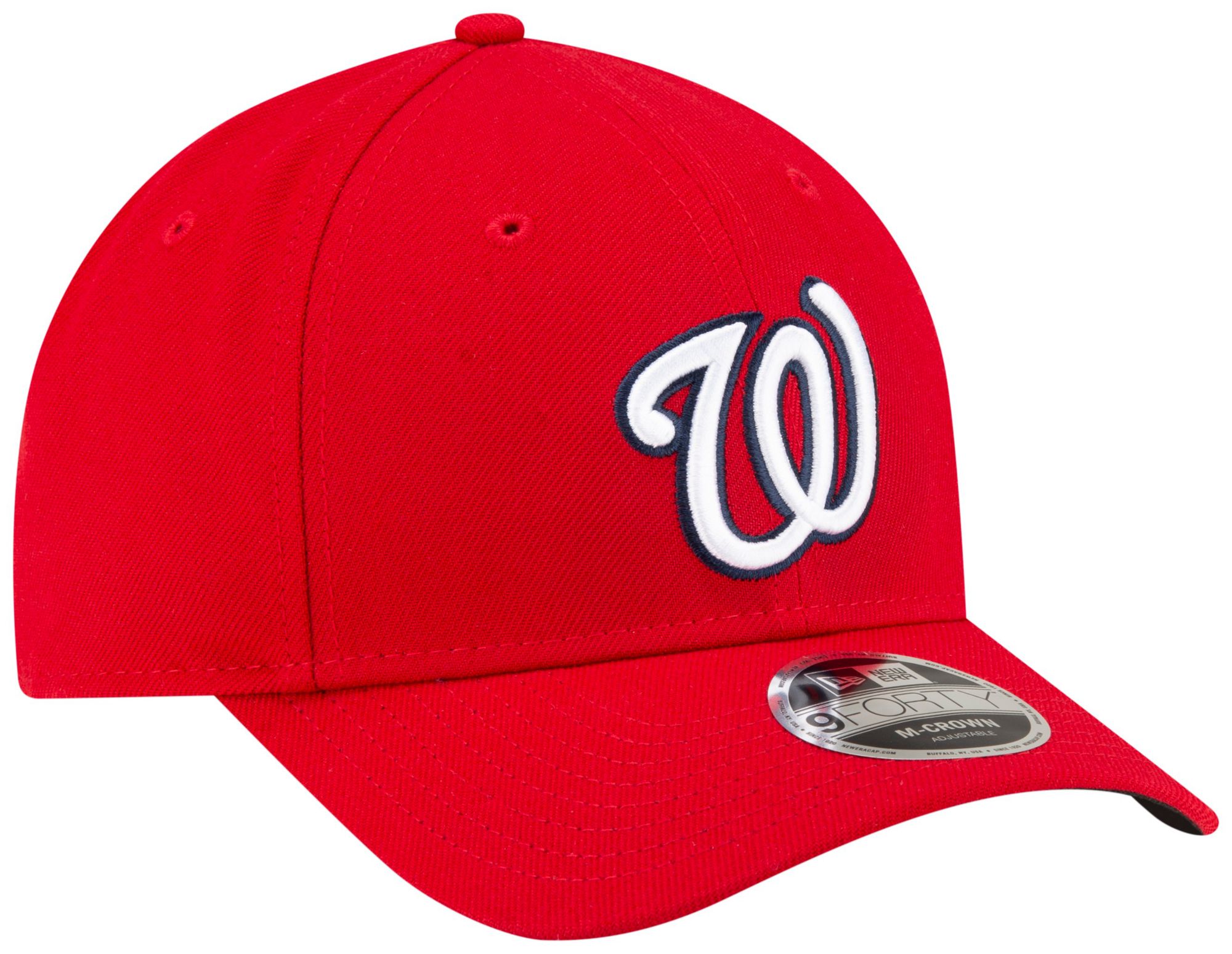 New Era Adult Washington Nationals Red Player Replica 9Forty Adjustable Hat product image