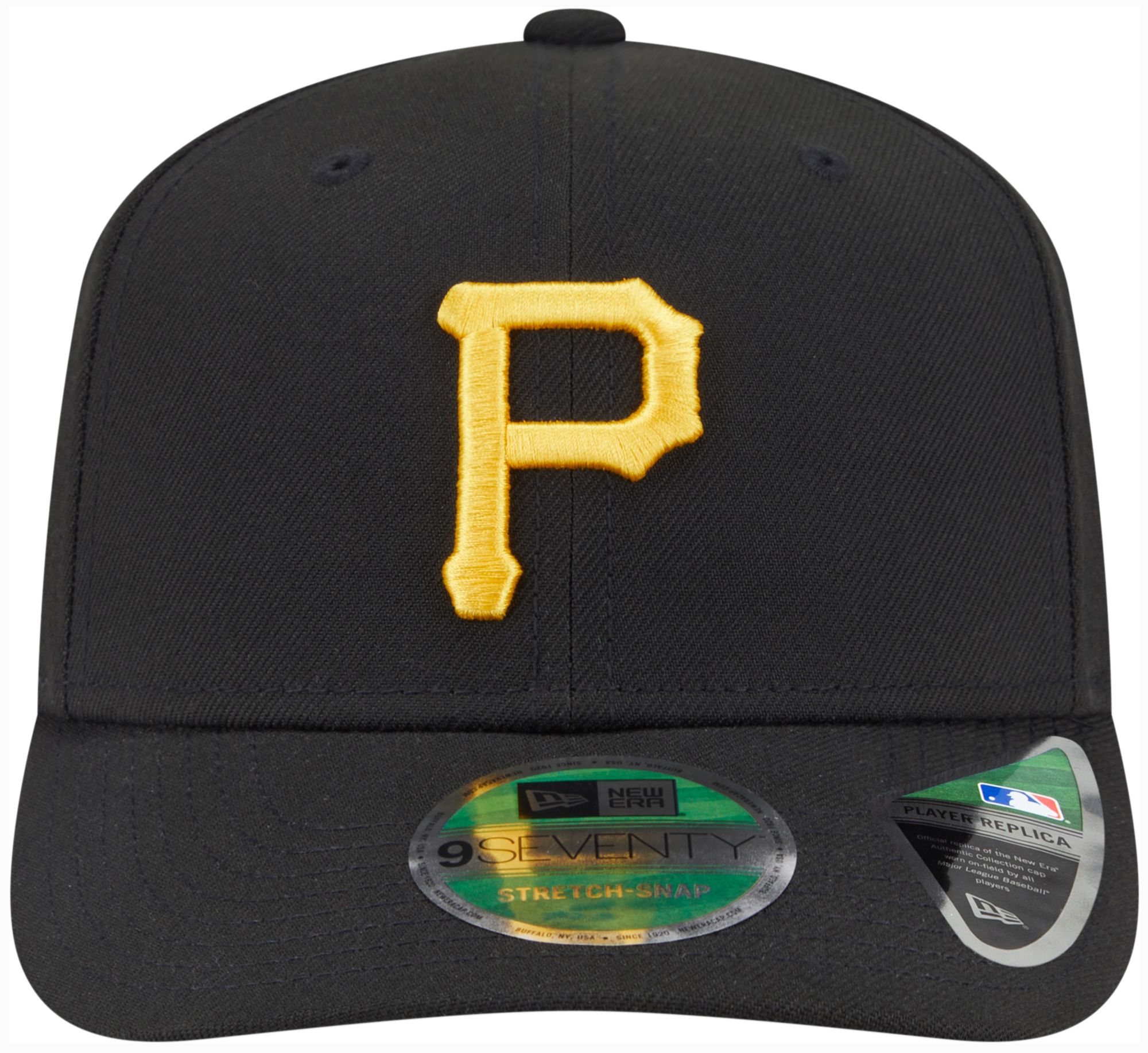New Era Adult Pittsburgh Pirates Black 9Seventy Player Replica Adjustable Hat product image