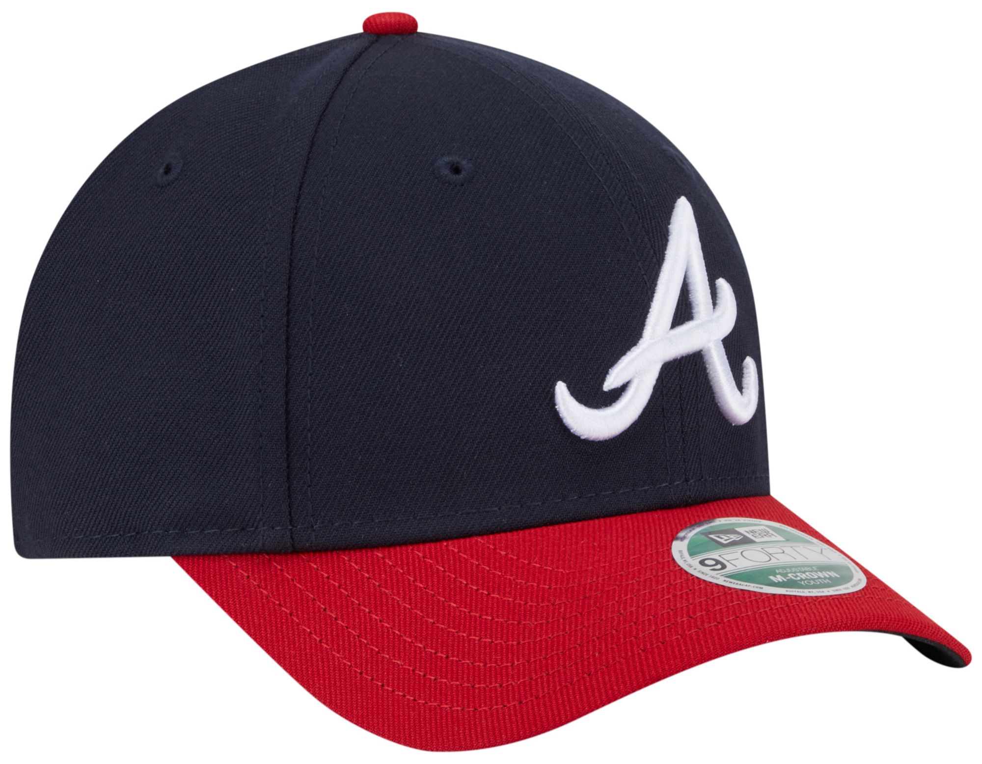 New Era Youth Atlanta Braves Navy Player Replica 9Forty Adjustable Hat product image
