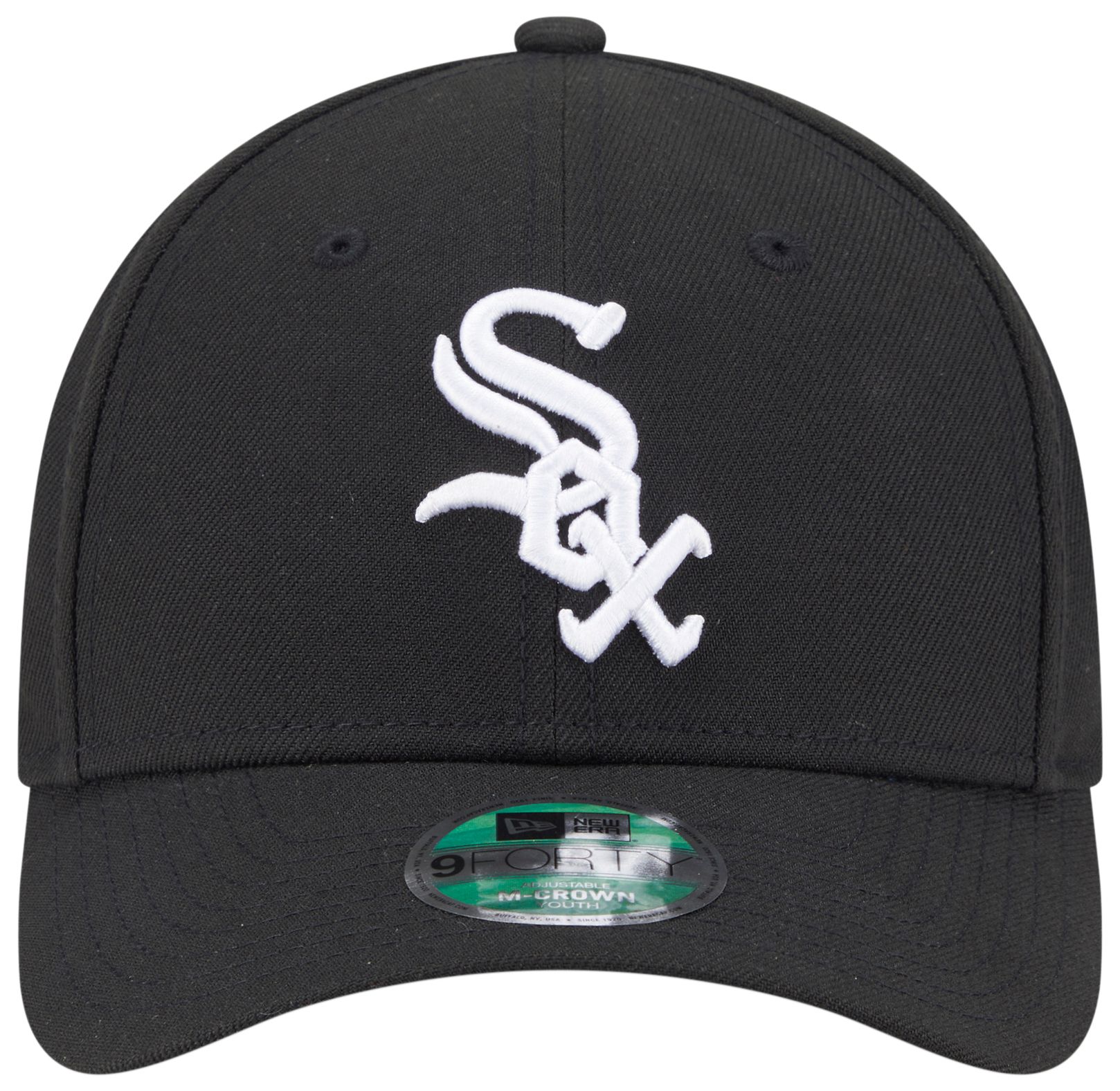 New Era Youth Chicago White Sox Black Player Replica 9Forty Adjustable Hat product image