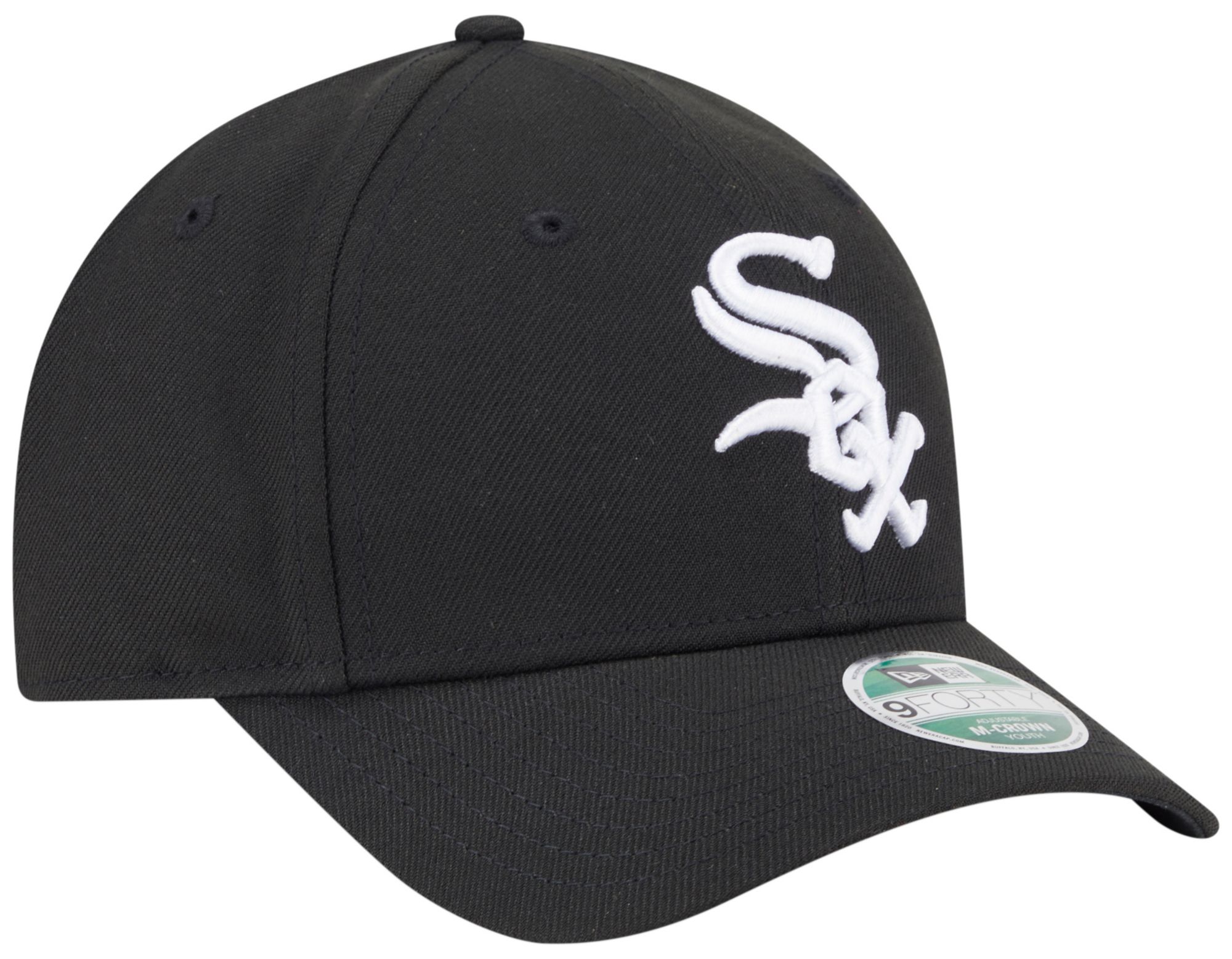 New Era Youth Chicago White Sox Black Player Replica 9Forty Adjustable Hat product image