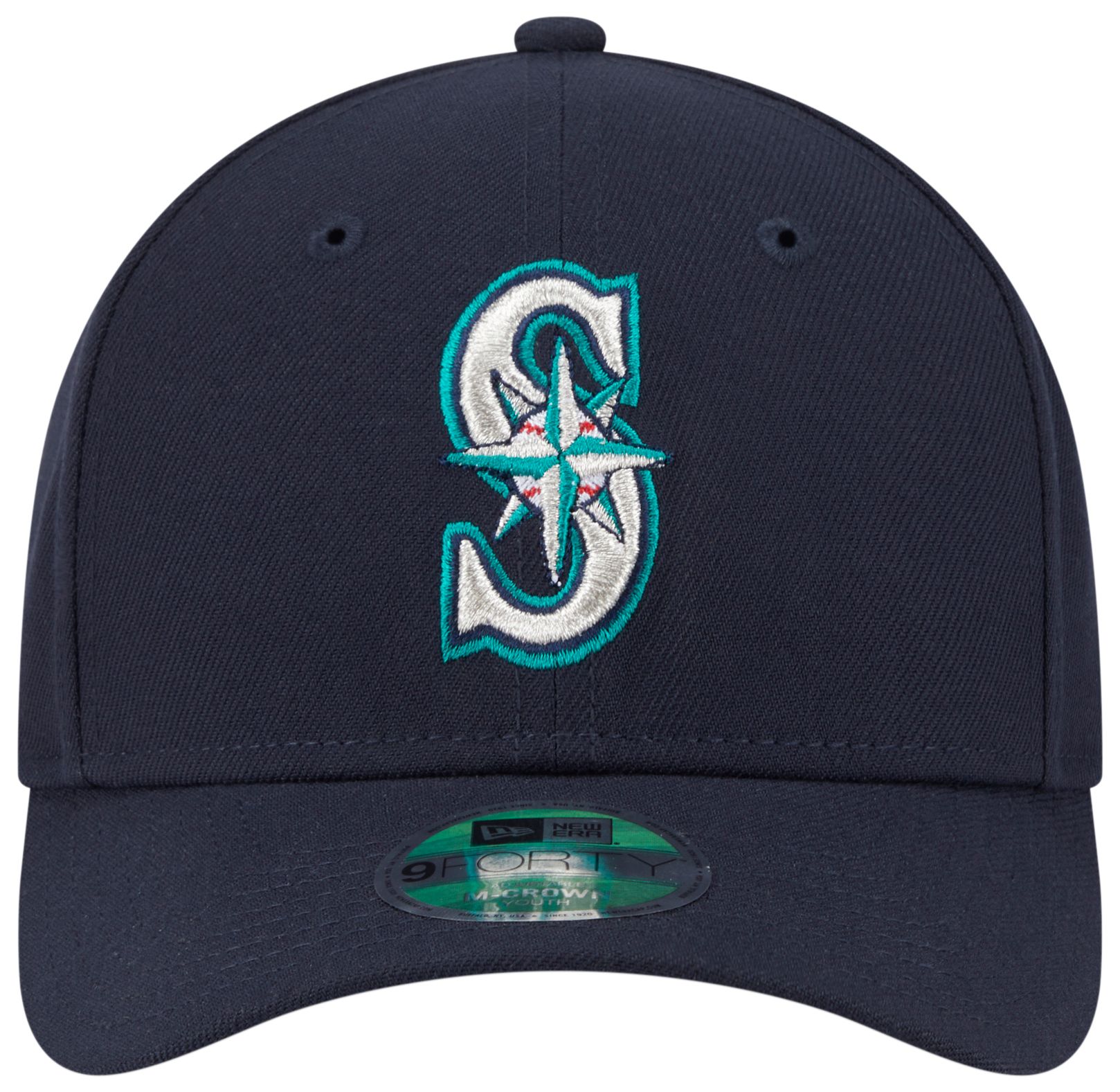 New Era Youth Seattle Mariners Navy Player Replica 9Forty Adjustable Hat product image