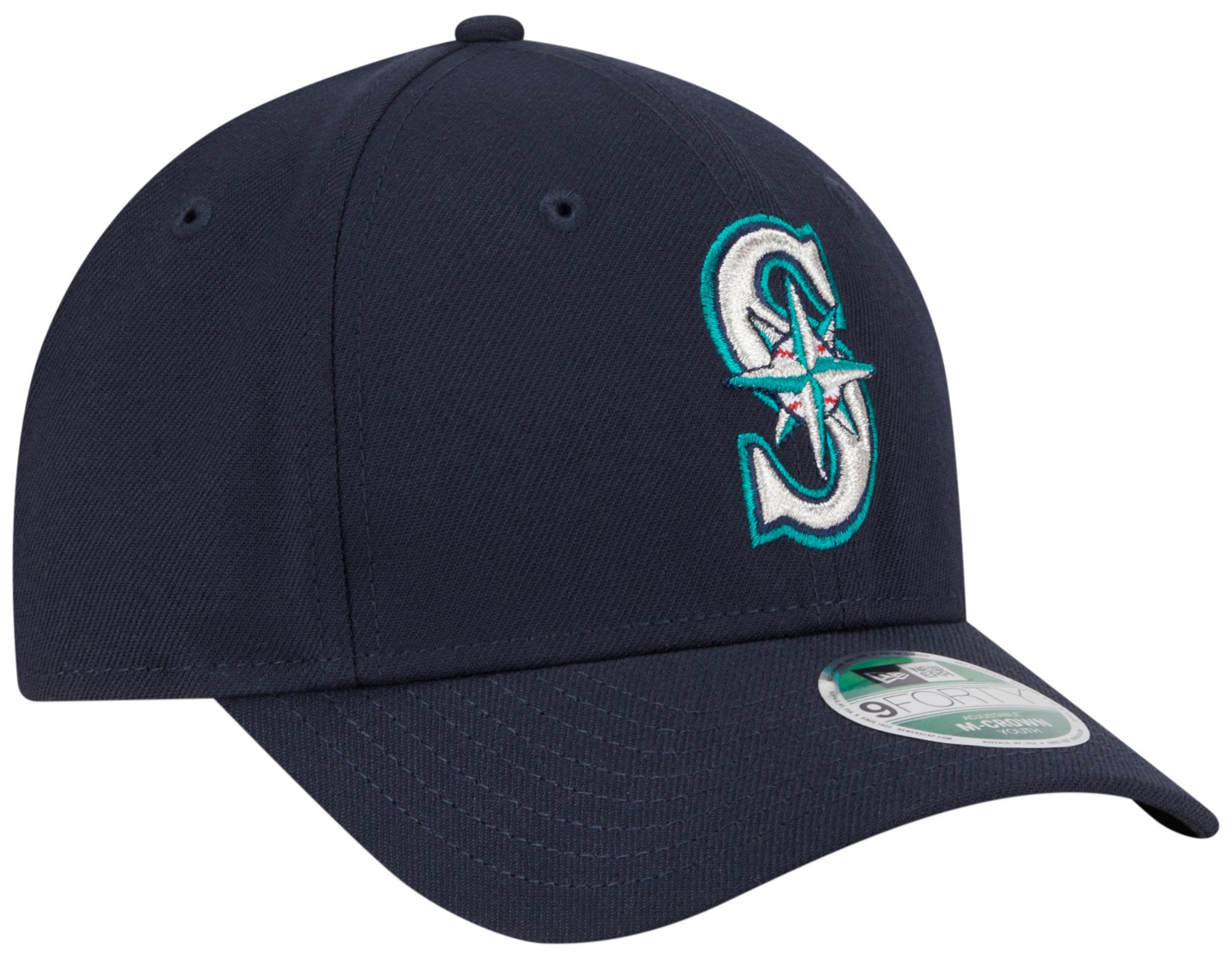 New Era Youth Seattle Mariners Navy Player Replica 9Forty Adjustable Hat product image