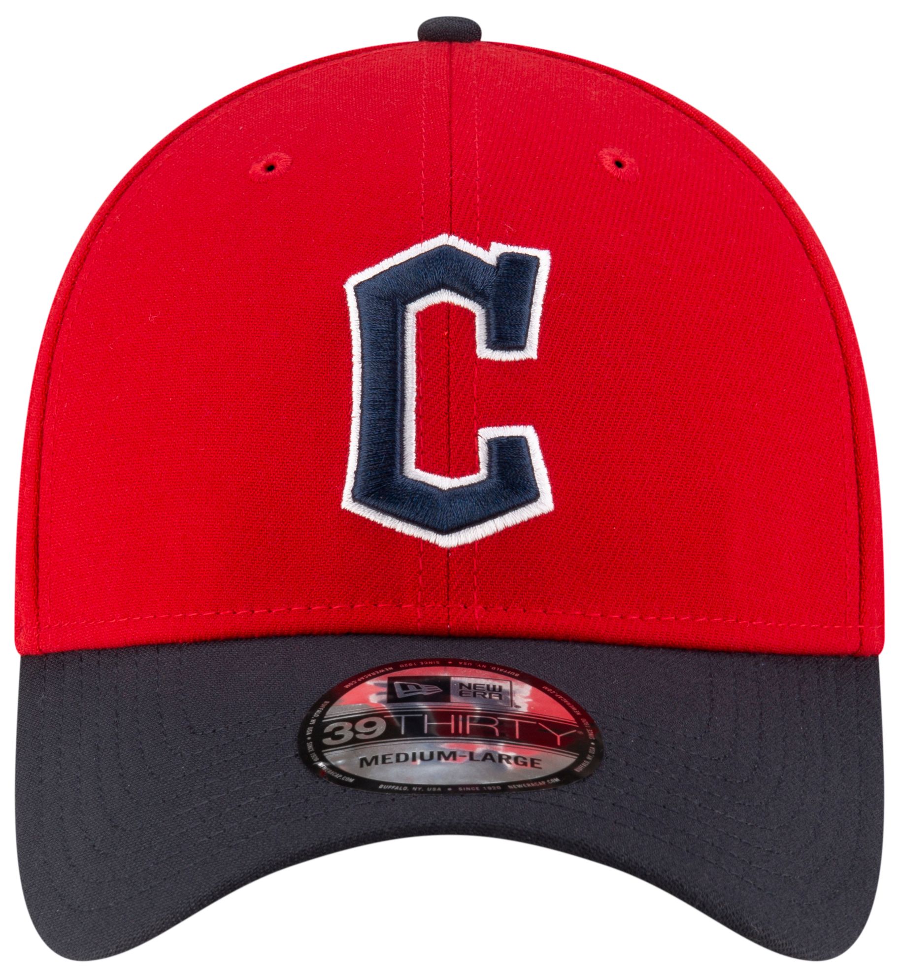 New Era Adult Cleveland Guardians Red Home 39Thirty Stretch Fit Hat product image