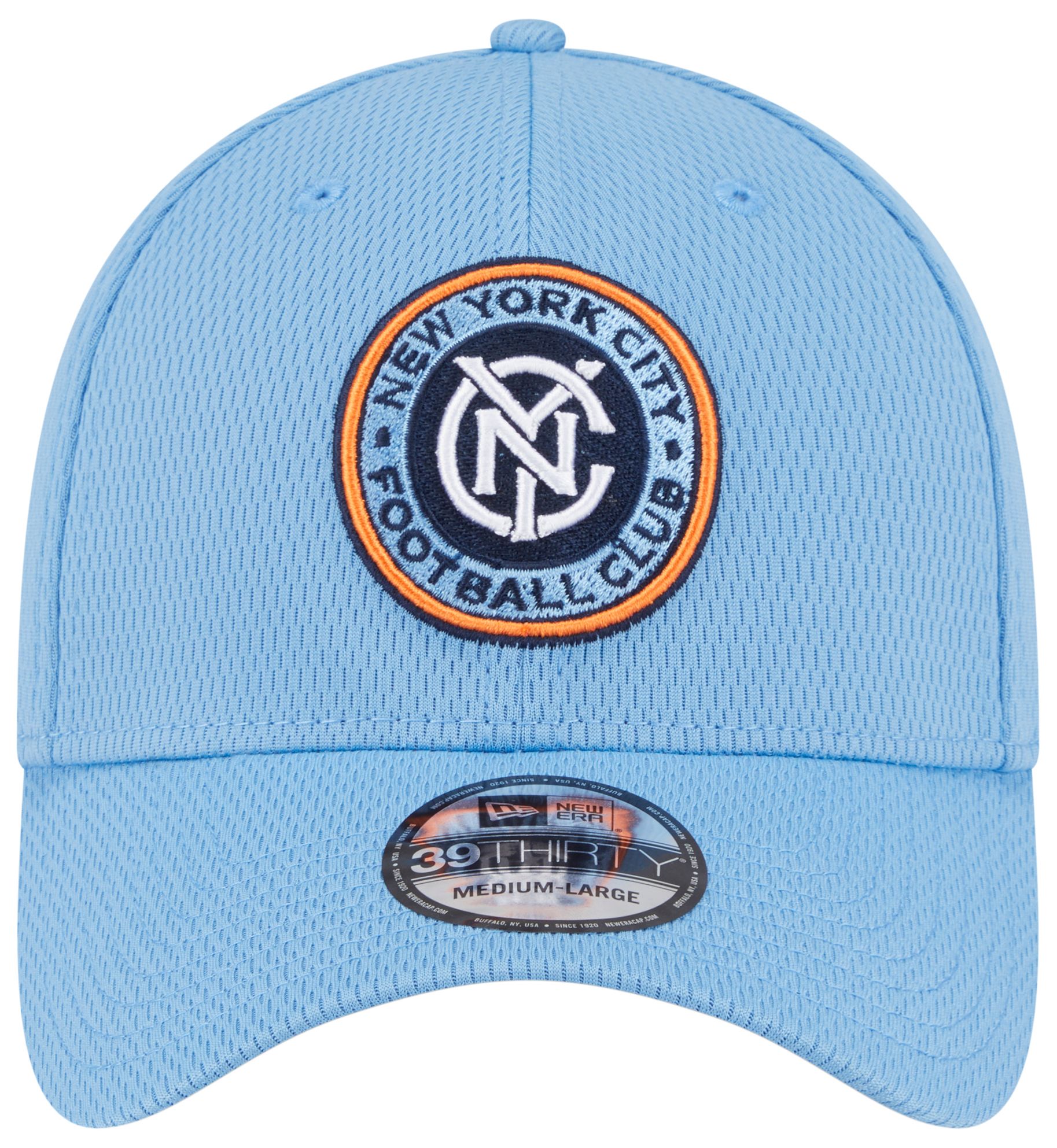 New Era Adult New York City FC Black 39Thirty Stretch Fit Hat product image