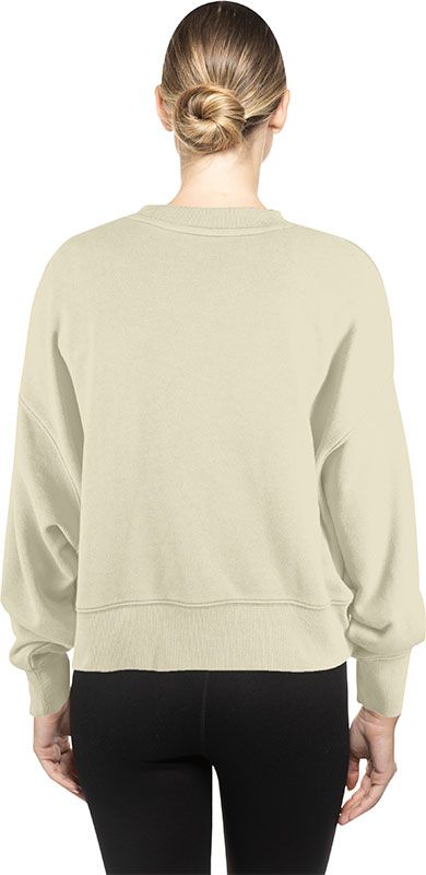 New Era Women's Boston Red Sox White Throwback Crewneck Sweatshirt product image