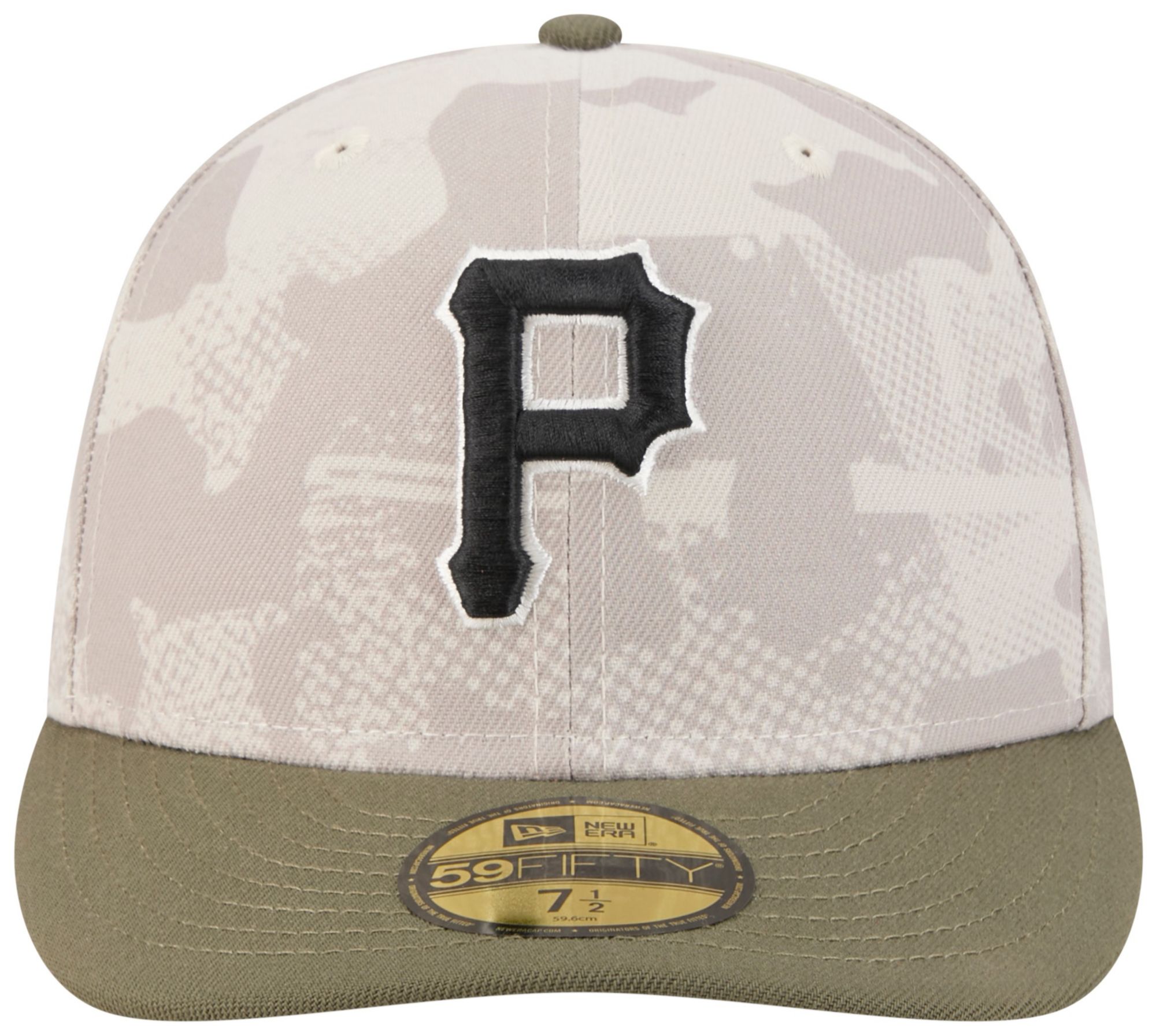 New Era Adult Pittsburgh Pirates Khaki Armed Forces Day 2025 59Fifty Fitted Hat product image