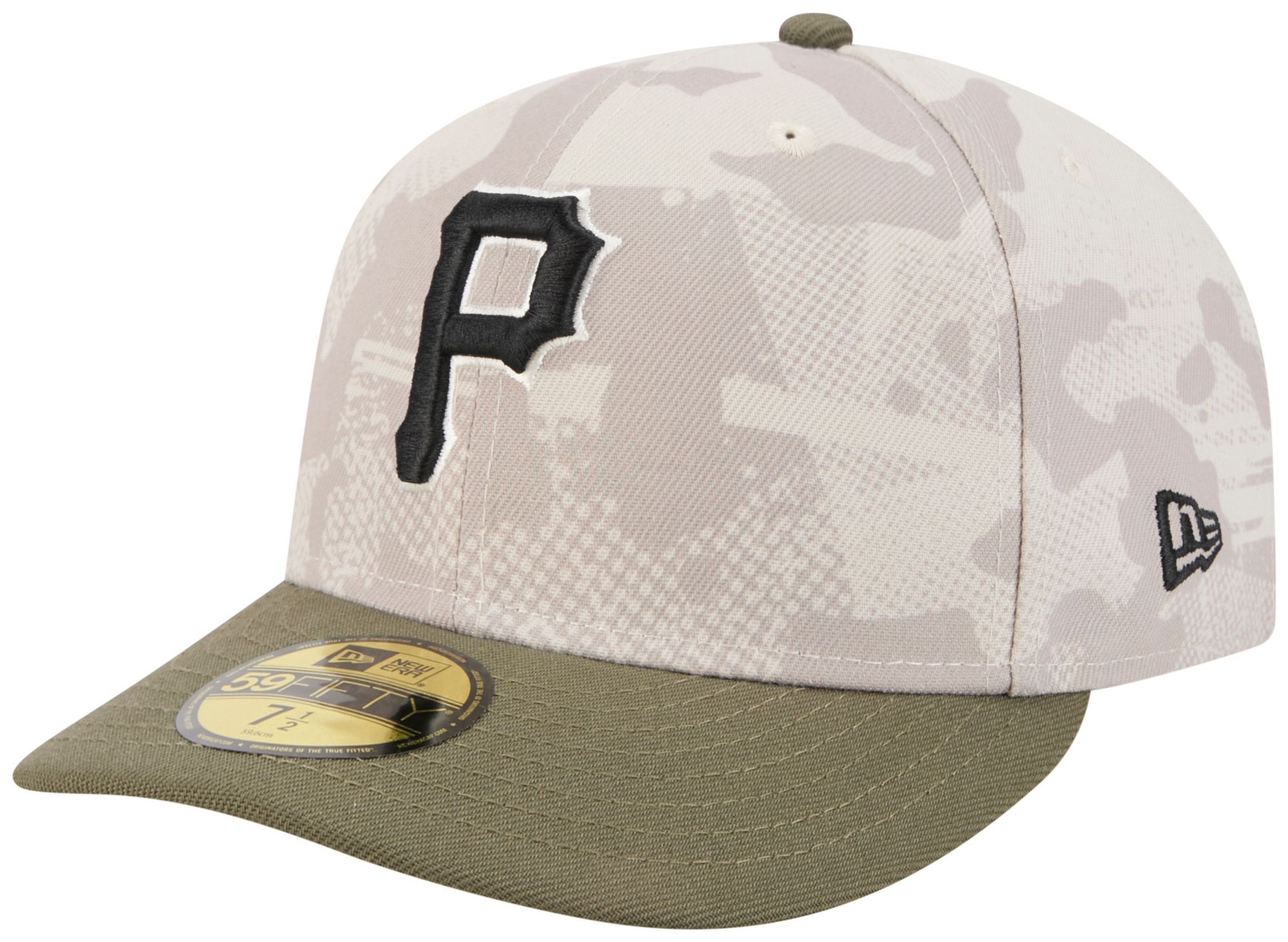 New Era Adult Pittsburgh Pirates Khaki Armed Forces Day 2025 59Fifty Fitted Hat product image