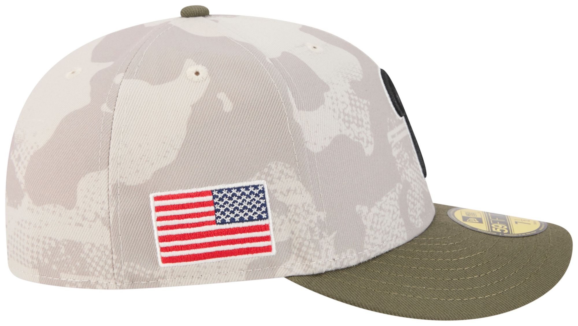 New Era Adult Philadelphia Phillies Khaki Armed Forces Day 2025 59Fifty Fitted Hat product image