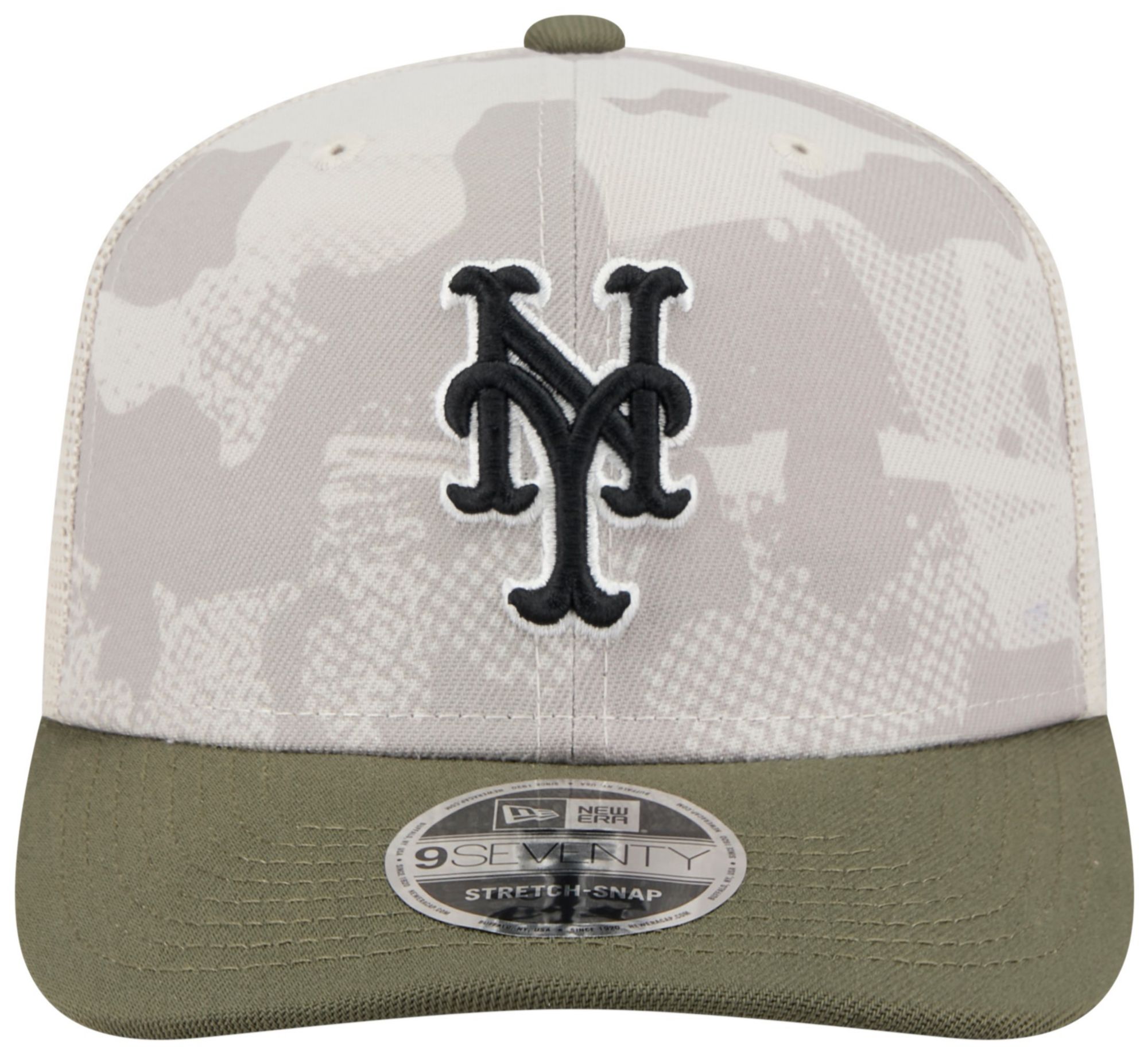 New Era Adult New York Mets Khaki Armed Forces Day 2025 9Seventy Adjustable Hat product image