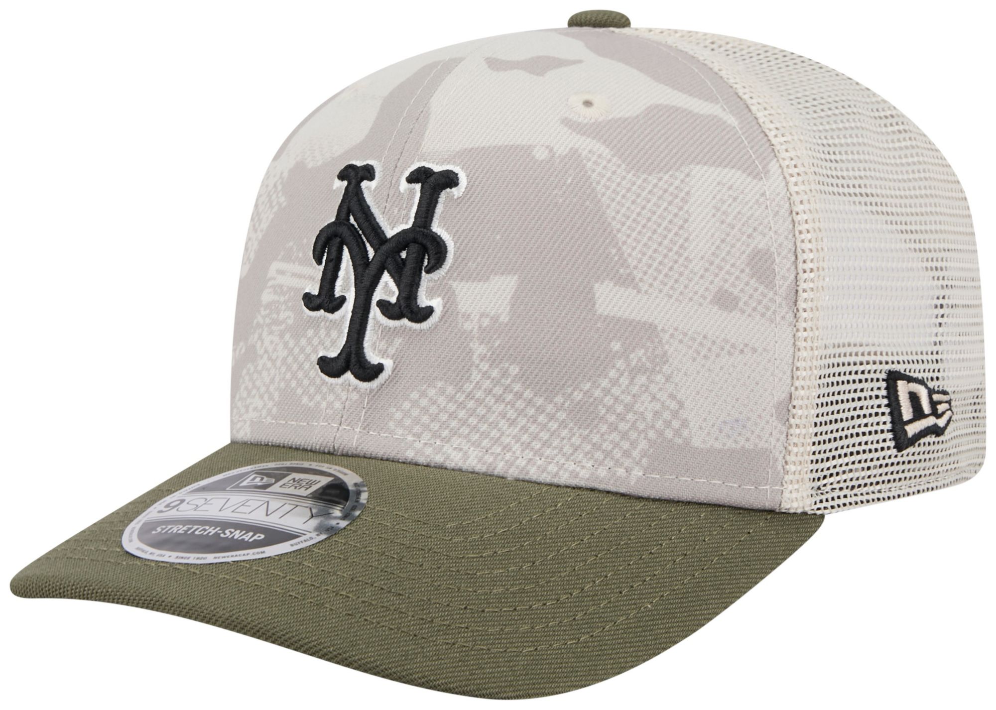 New Era Adult New York Mets Khaki Armed Forces Day 2025 9Seventy Adjustable Hat product image