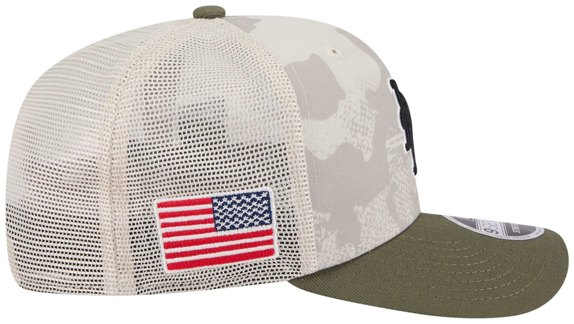 New Era Adult New York Mets Khaki Armed Forces Day 2025 9Seventy Adjustable Hat product image