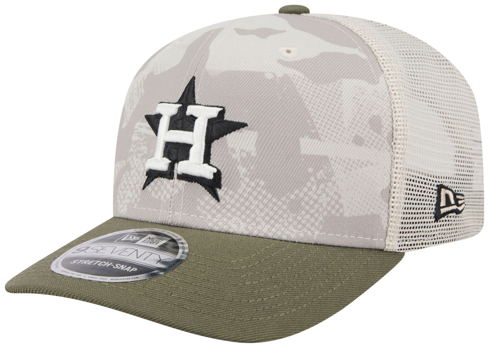 New Era Adult Houston Astros Khaki Armed Forces Day 2025 9Seventy Adjustable Hat product image