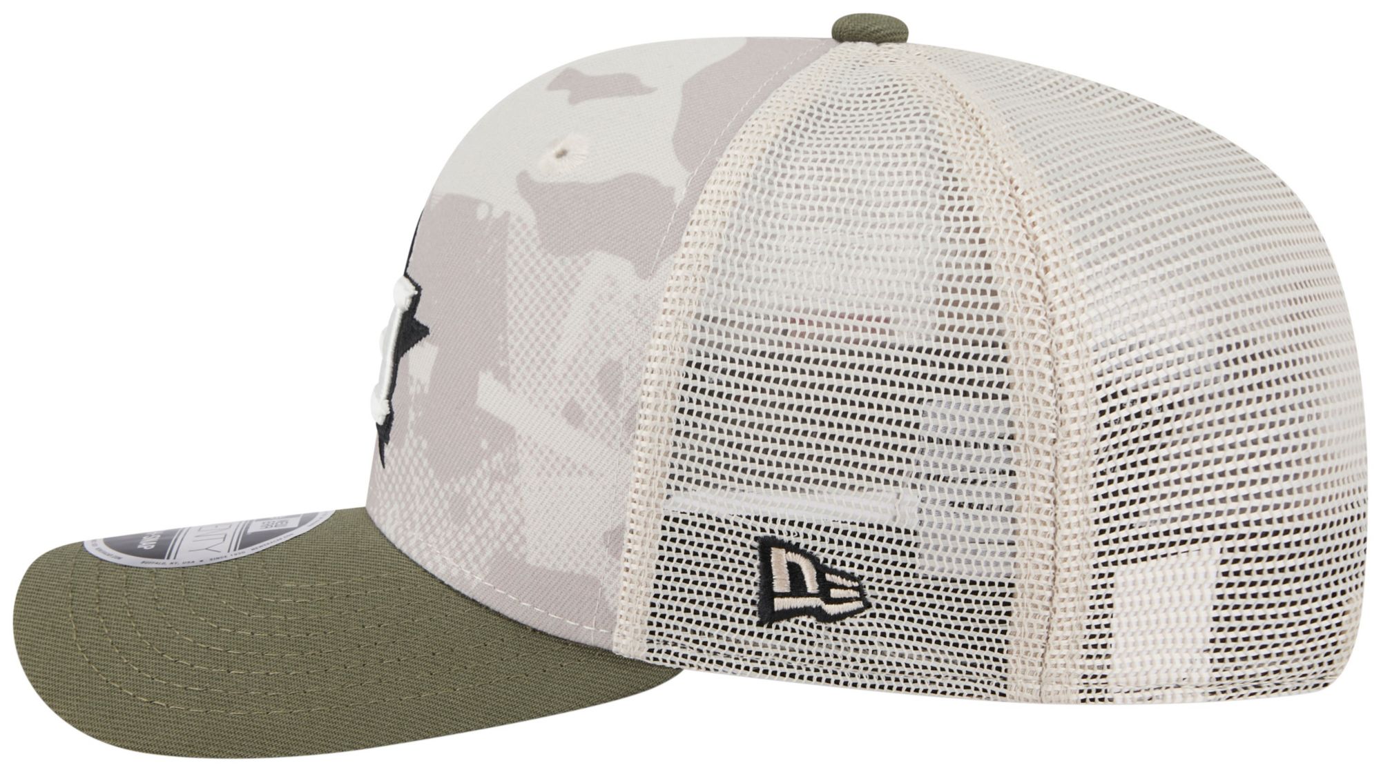 New Era Adult Houston Astros Khaki Armed Forces Day 2025 9Seventy Adjustable Hat product image