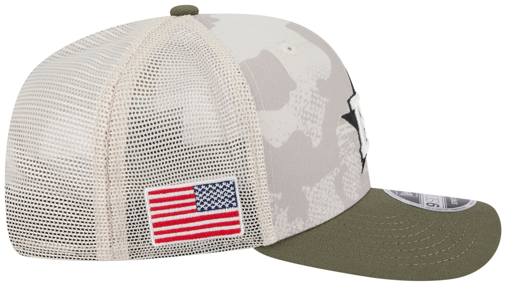 New Era Adult Houston Astros Khaki Armed Forces Day 2025 9Seventy Adjustable Hat product image