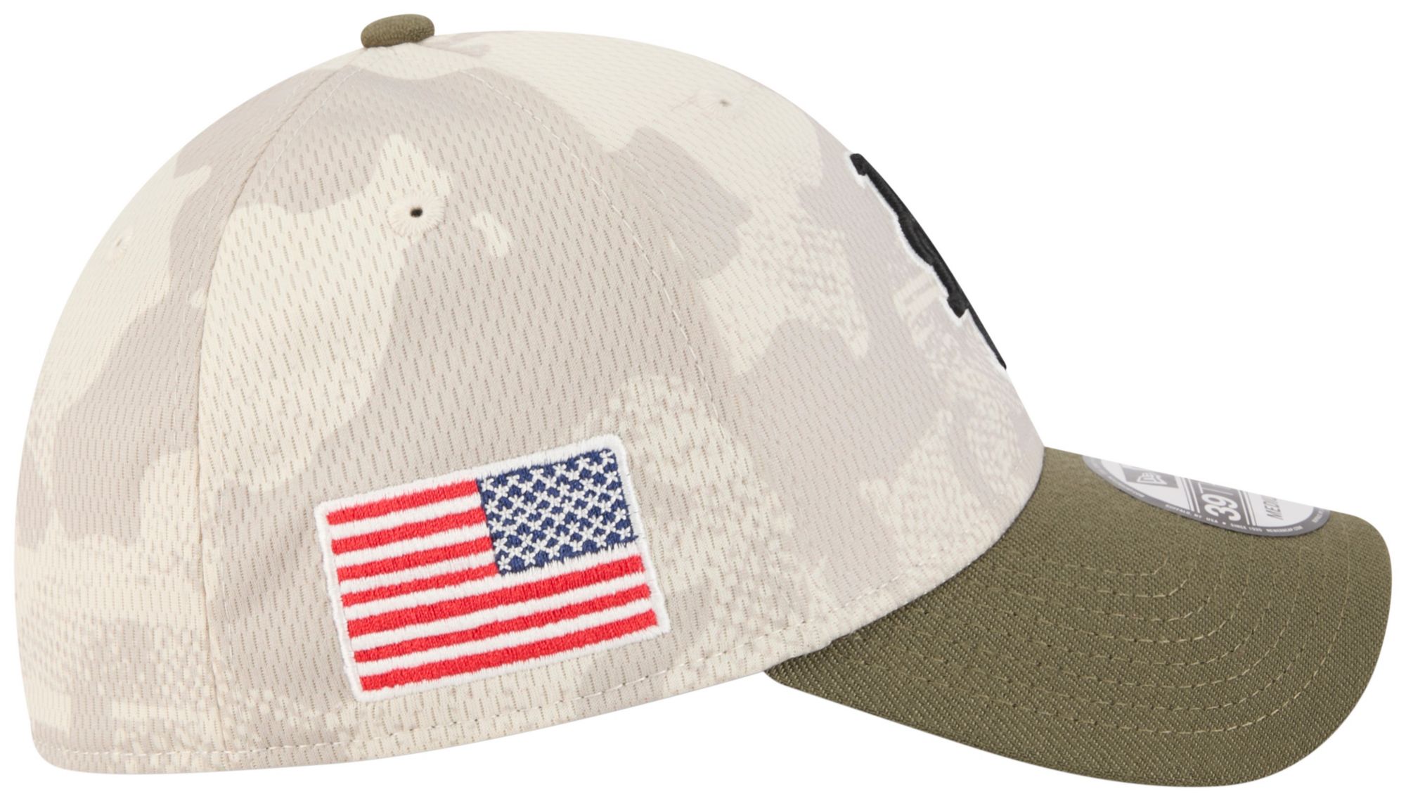 New Era Adult New York Mets Khaki Armed Forces Day 2025 39Thirty Stretch Fit Hat product image
