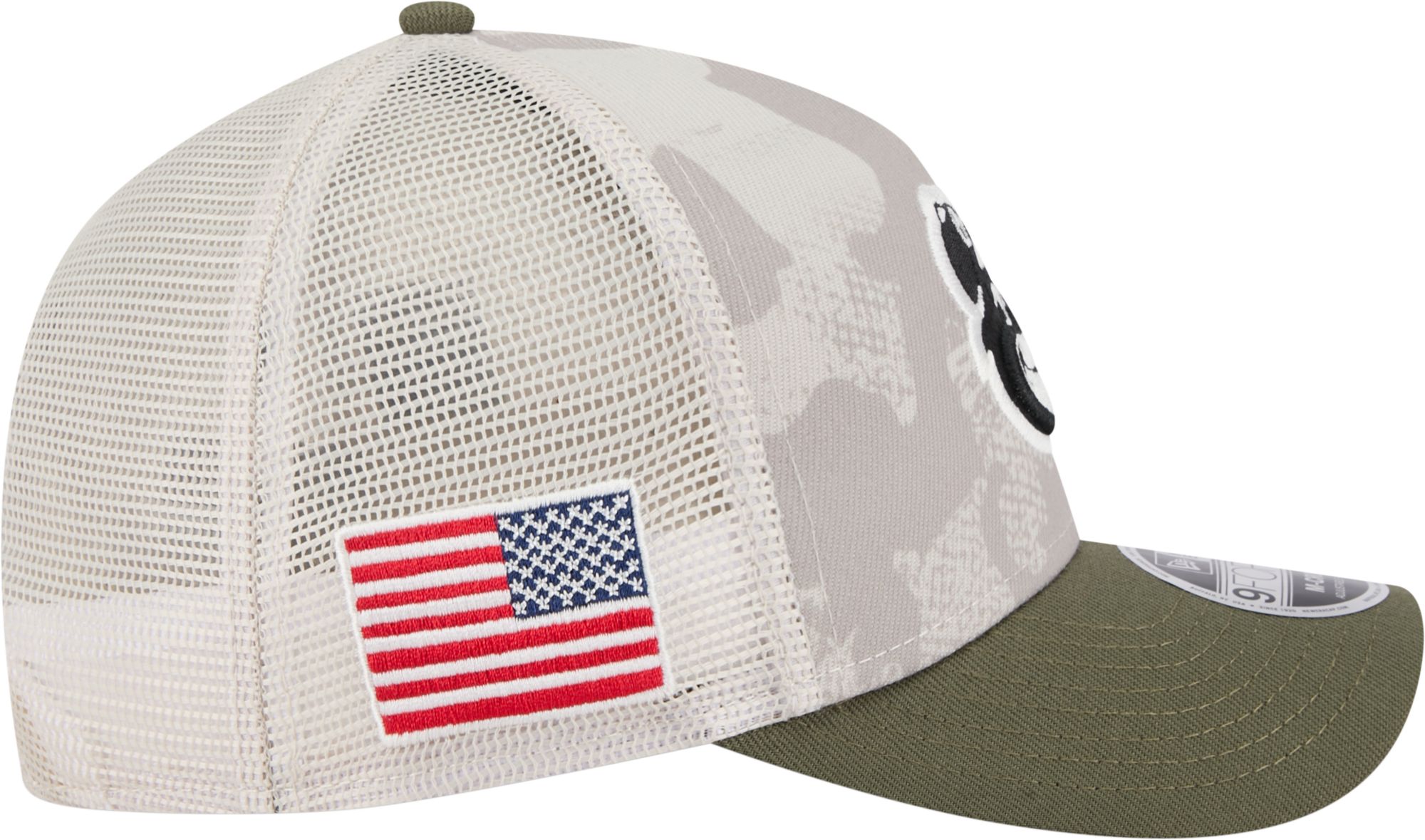 New Era Youth Baltimore Orioles Khaki Armed Forces Day 2025 9Forty Adjustable Hat product image