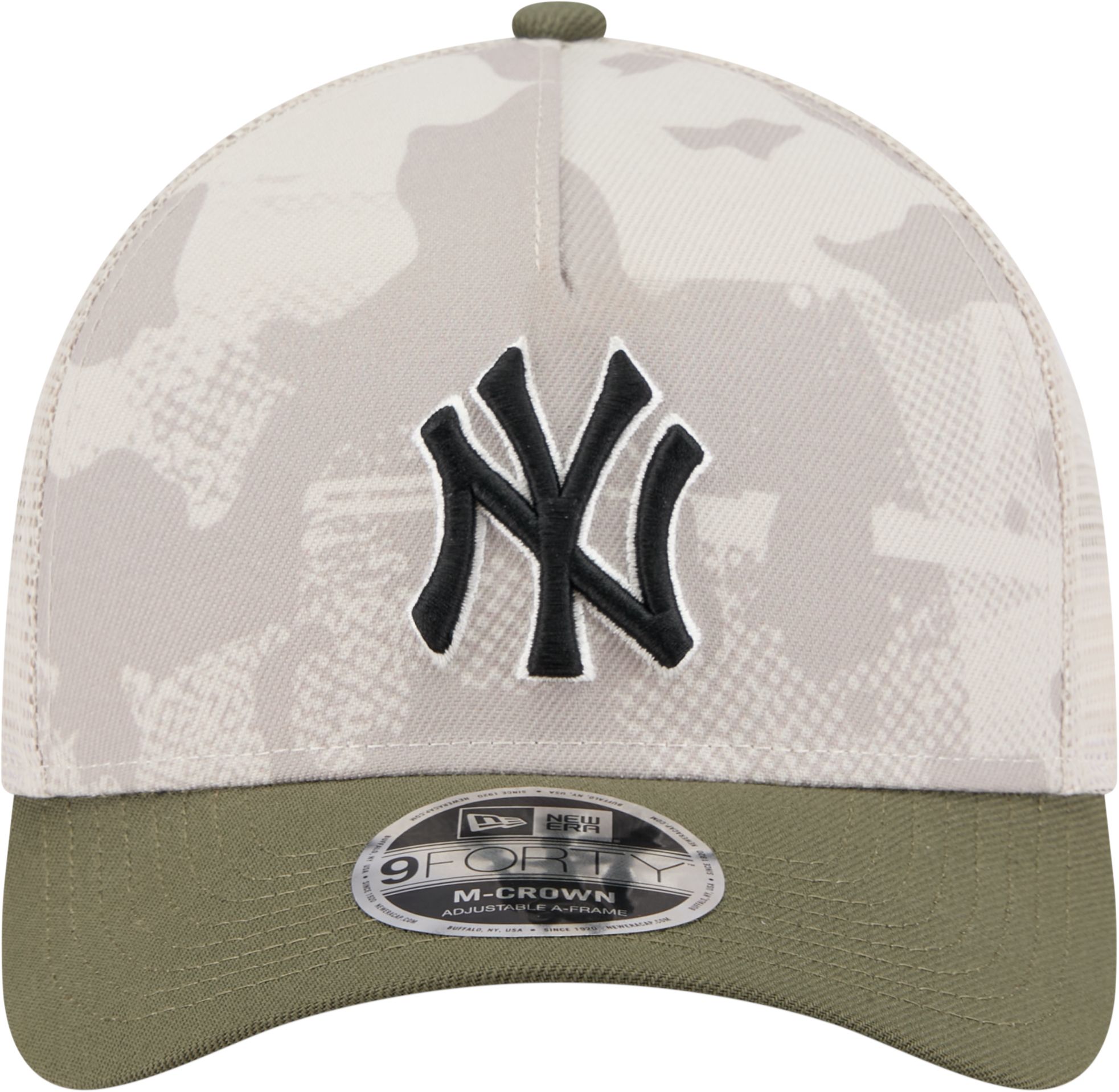New Era Youth New York Yankees Khaki Armed Forces Day 2025 9Forty Adjustable Hat product image