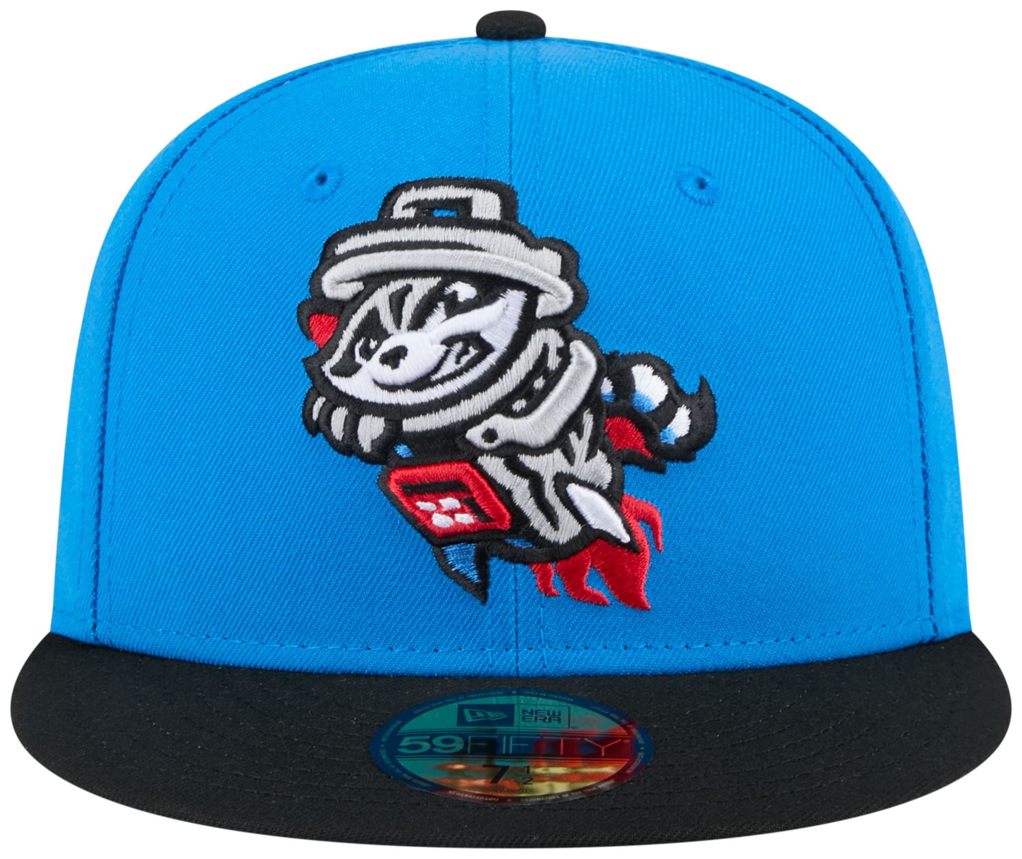 New Era Adult Rocket City Trash Pandas Blue Logo 59Fifty Fitted Hat product image