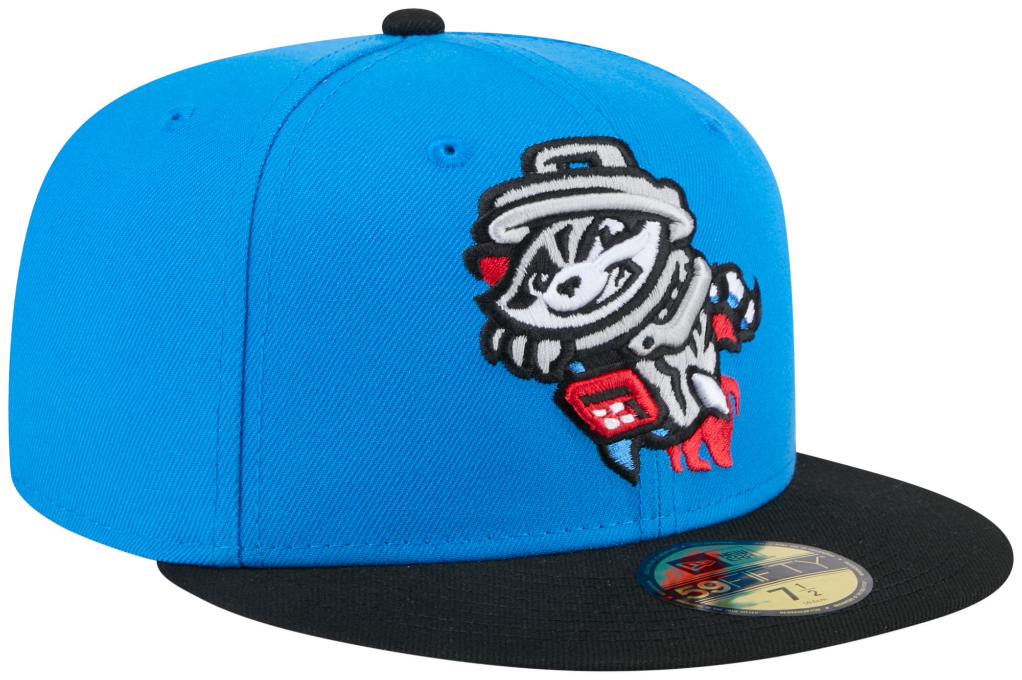 New Era Adult Rocket City Trash Pandas Blue Logo 59Fifty Fitted Hat product image