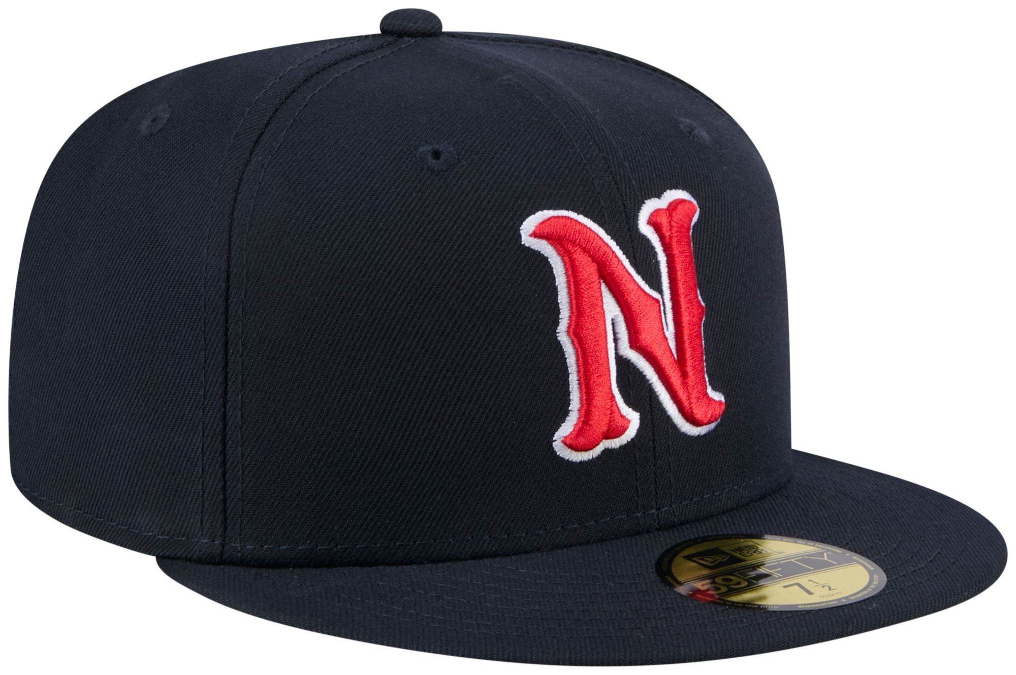 New Era Adult Nashville Sounds Navy Logo 59Fifty Fitted Hat product image