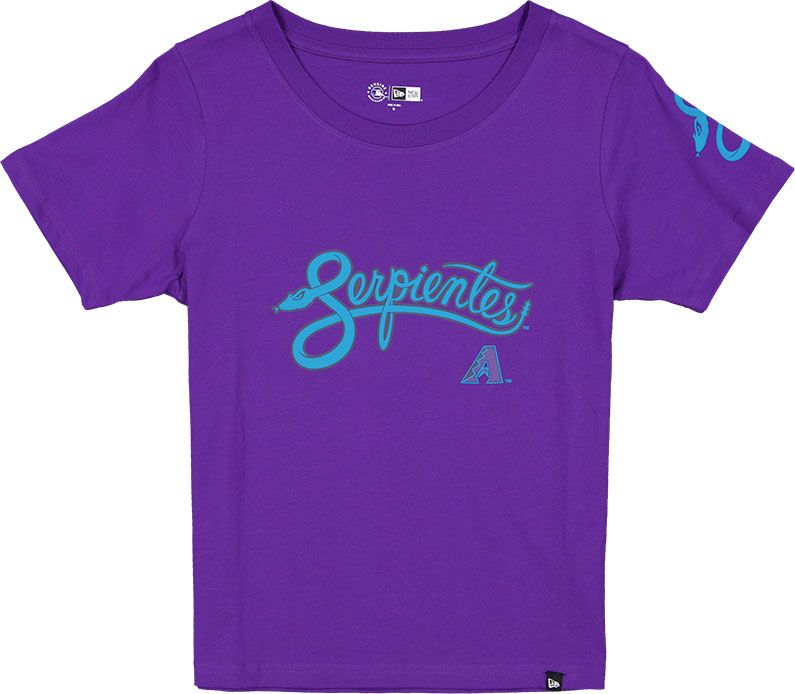 New Era Women's Arizona Diamondbacks City Connect Logo Purple T-Shirt product image