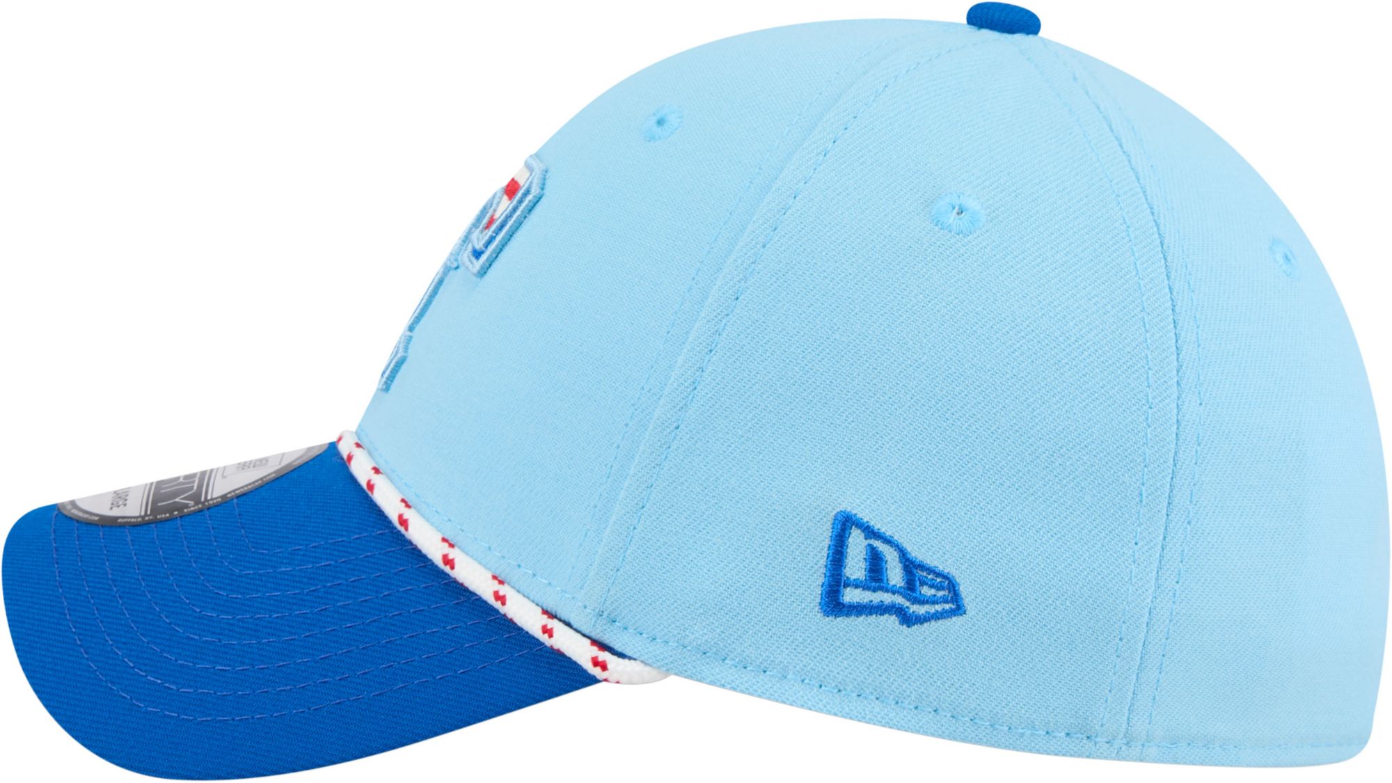 New Era Adult Texas Rangers Fourth of July 2025 Light Blue 39Thirty Stretch Fit Hat product image