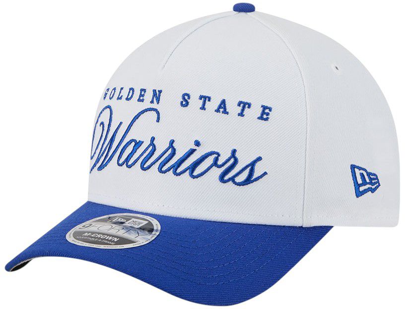 New Era Adult Golden State Warriors 2025 NBA Draft White 9Forty Adjustable Hat product image