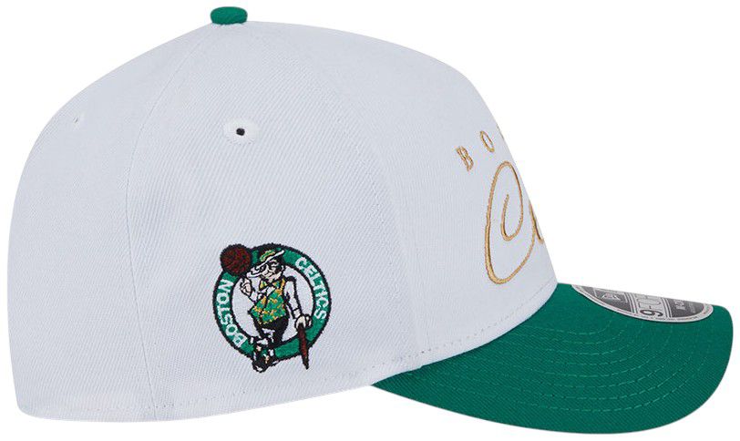 New Era Adult Boston Celtics 2025 NBA Draft White 9Forty Adjustable Hat product image