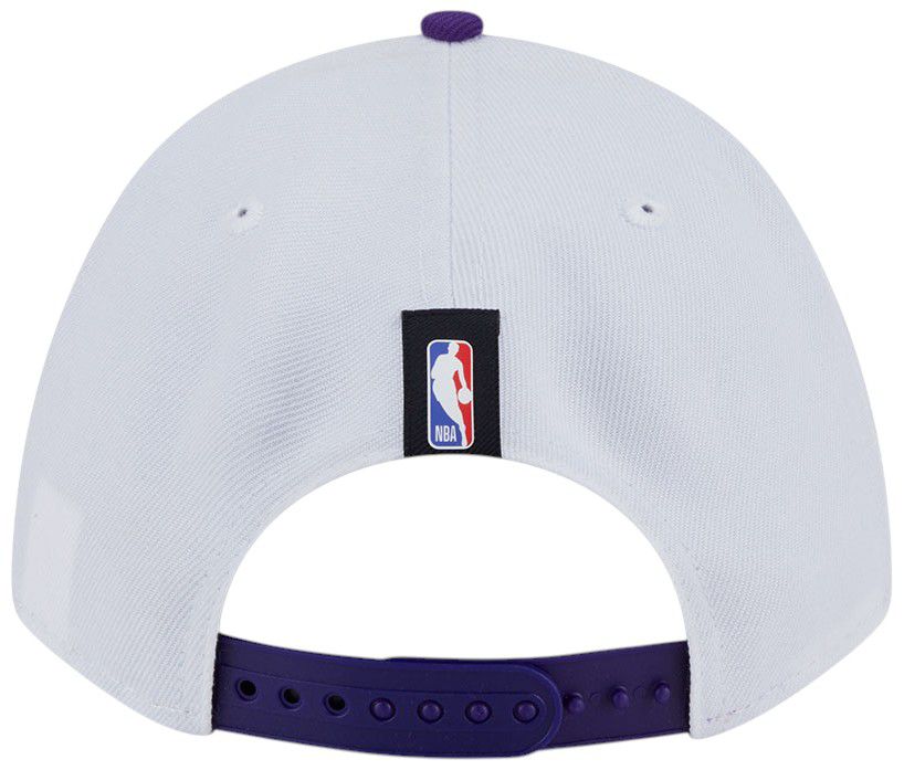 New Era Adult Los Angeles Lakers 2025 NBA Draft White 9Forty Adjustable Hat product image