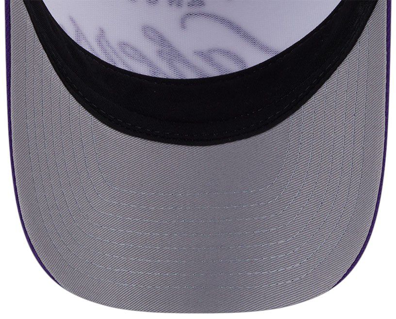 New Era Adult Los Angeles Lakers 2025 NBA Draft White 9Forty Adjustable Hat product image