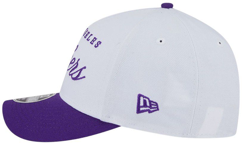 New Era Adult Los Angeles Lakers 2025 NBA Draft White 9Forty Adjustable Hat product image