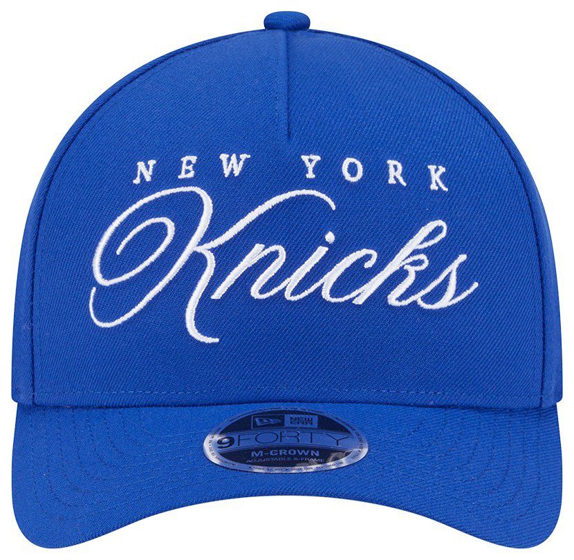 New Era Adult New York Knicks Draft 2025 Blue 9Forty Adjustable Hat product image